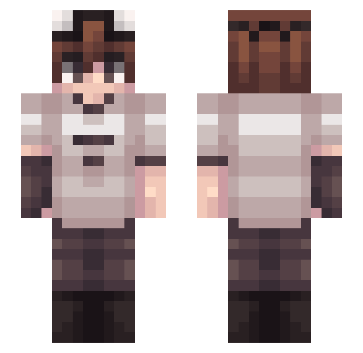_Jotchenha_ Minecraft skin, front and back view