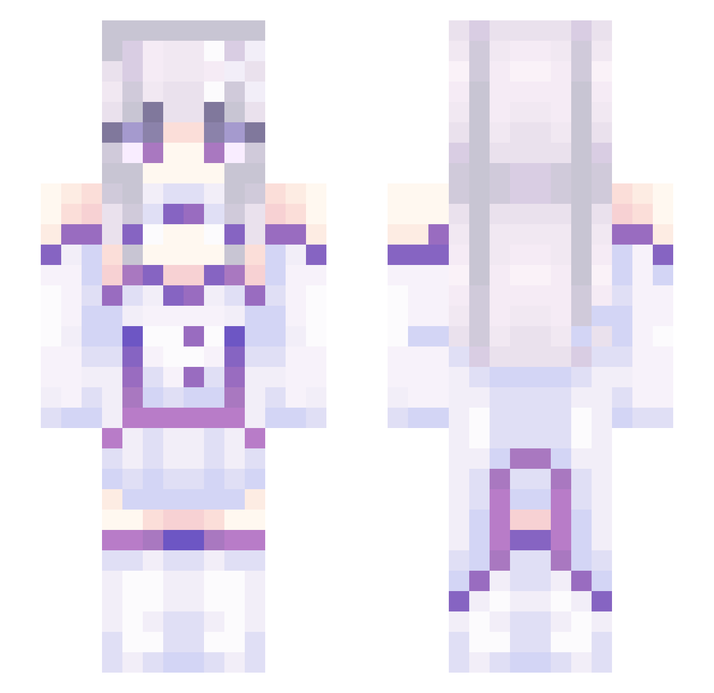 ANTODER1 Minecraft skin, front and back view