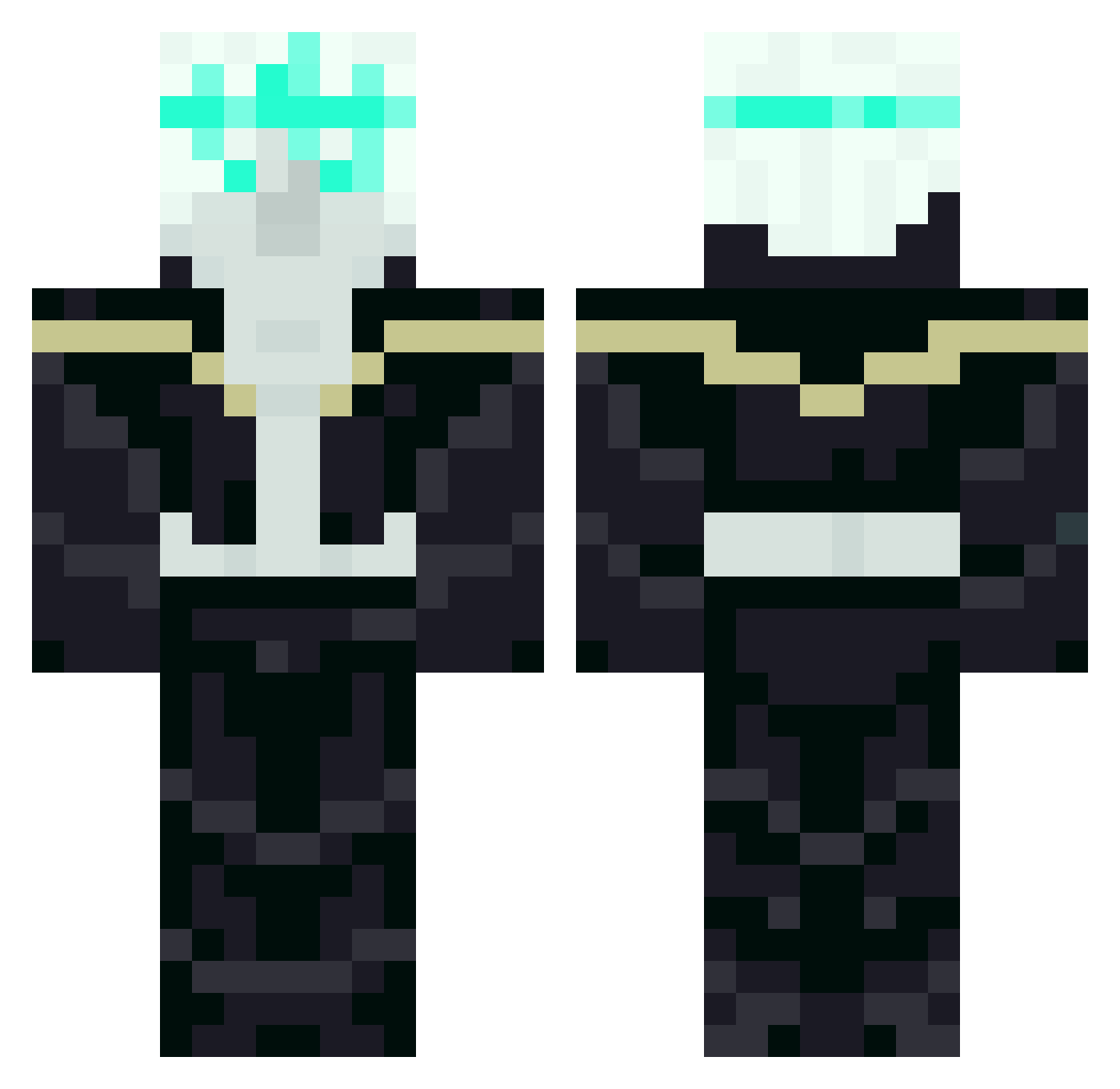 VIEEEEEEGOOOOOOO Minecraft skin, front and back view
