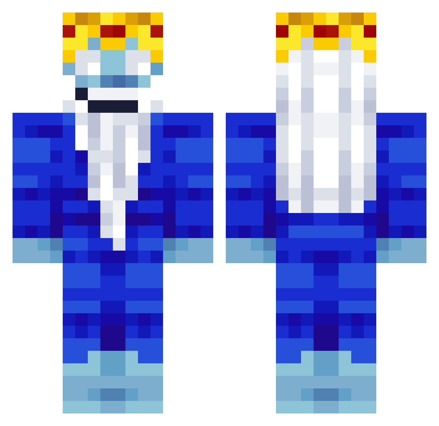 LandofromdaBand0 Minecraft skin, front and back view