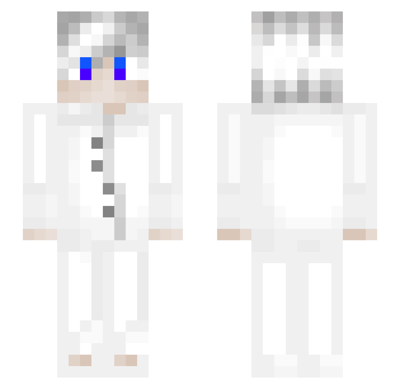 GodHanno Minecraft skin, front and back view