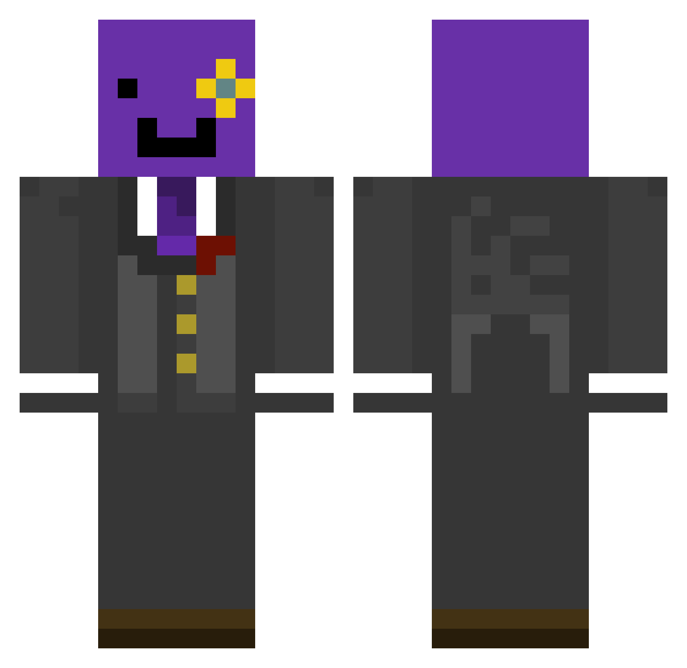 NMP_mc Minecraft skin, front and back view