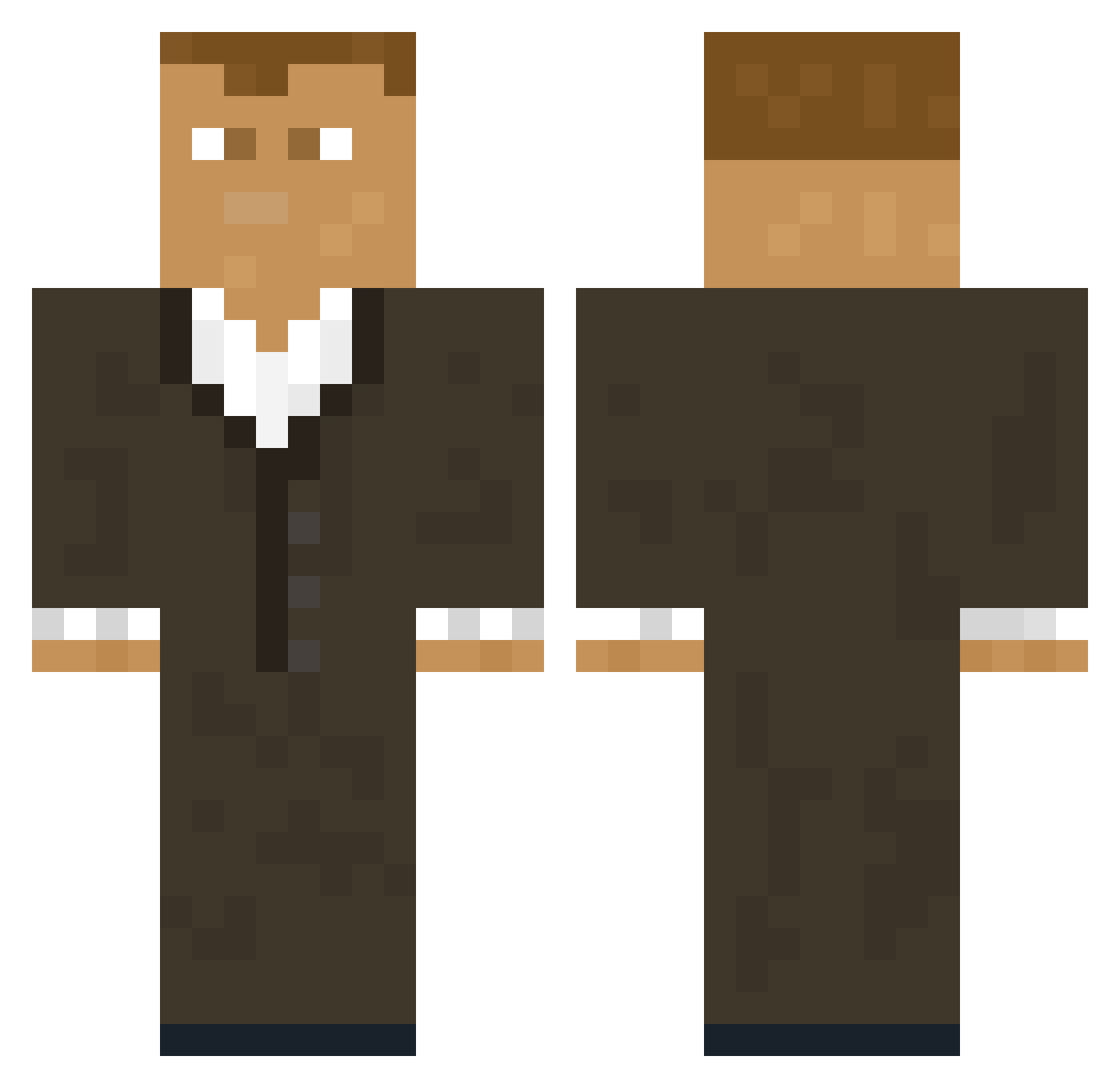 Vytautas_M Minecraft skin, front and back view