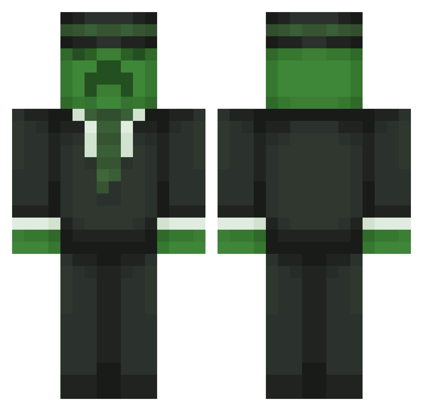 sasa2013 Minecraft skin, front and back view