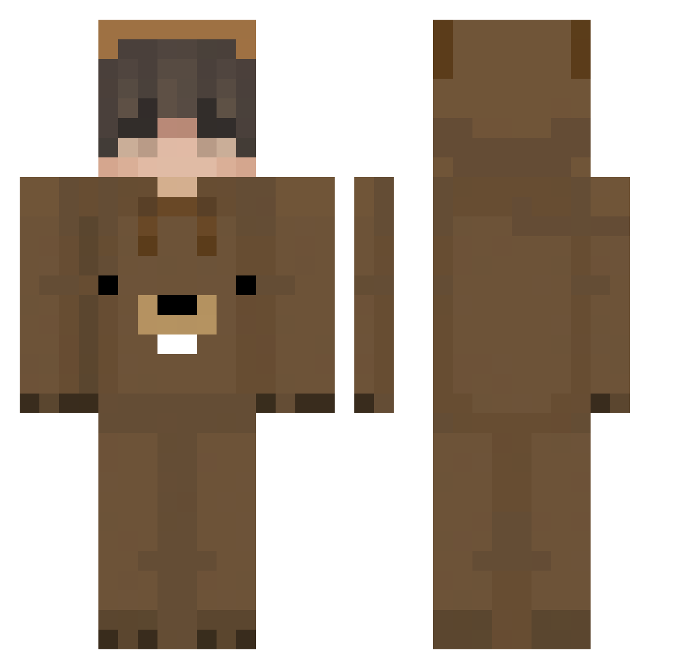Hinata_Shoyo234 Minecraft skin, front and back view