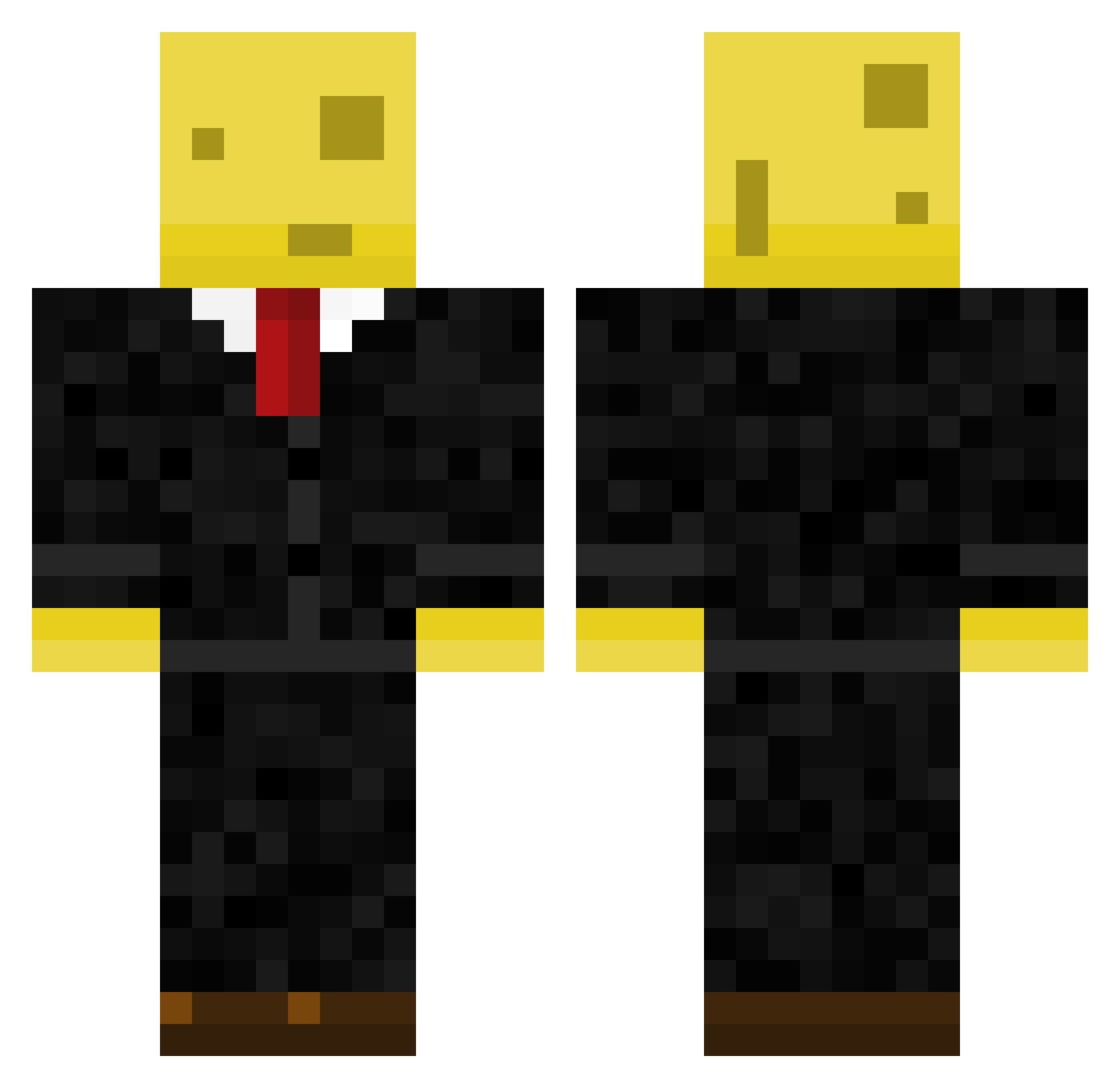 assafbg0911 Minecraft skin, front and back view