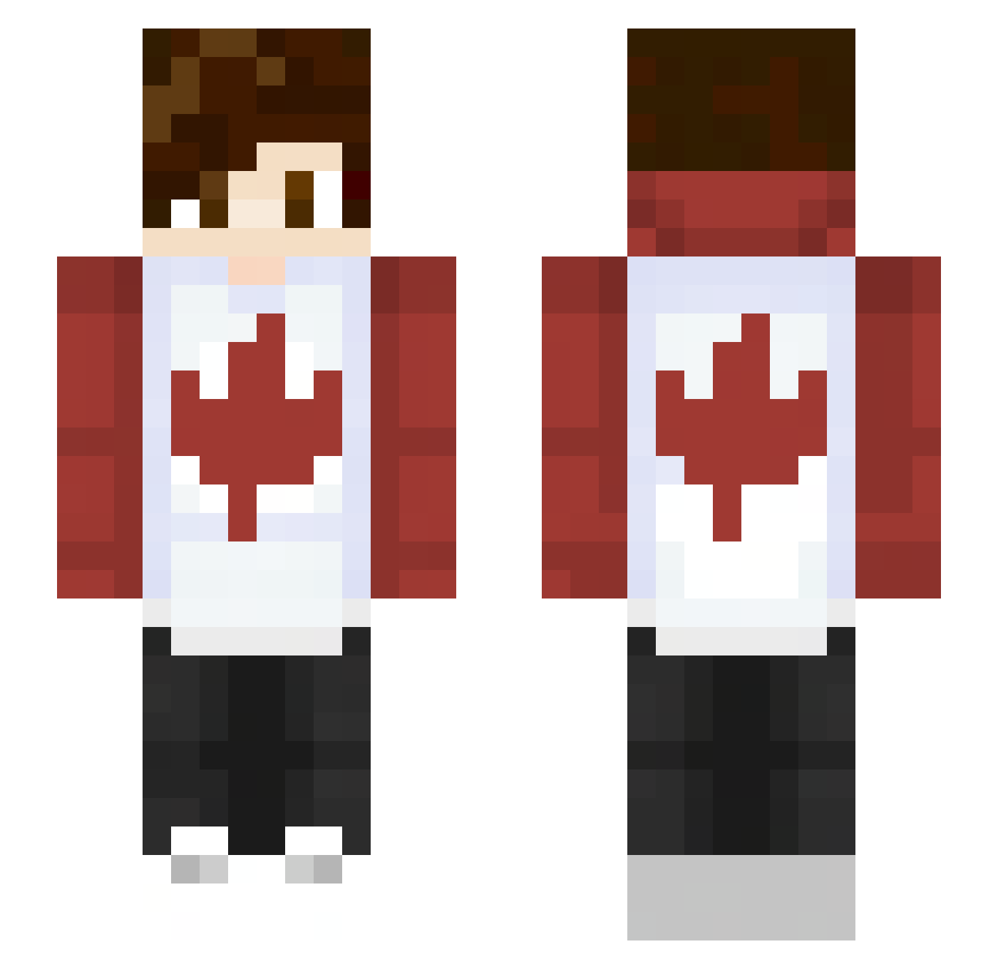 axlok_ Minecraft skin, front and back view