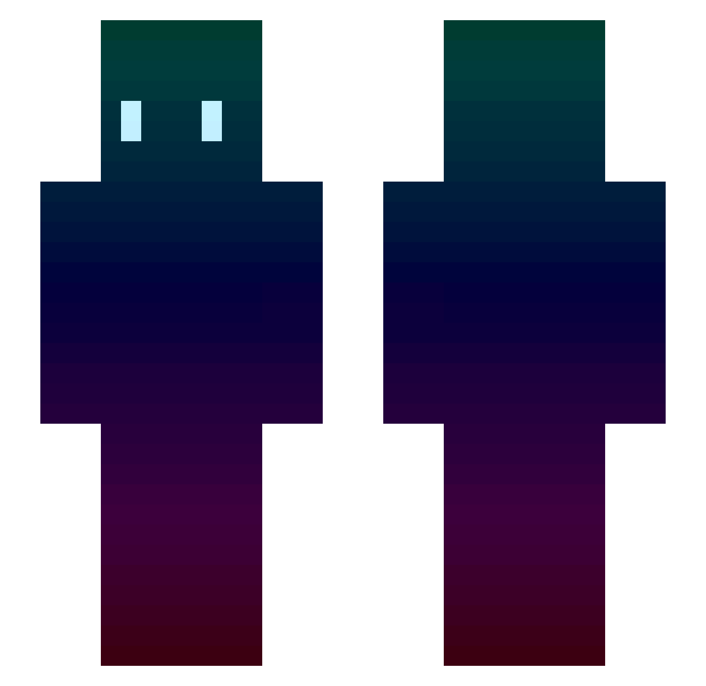 Ros_Wozwald Minecraft skin, front and back view