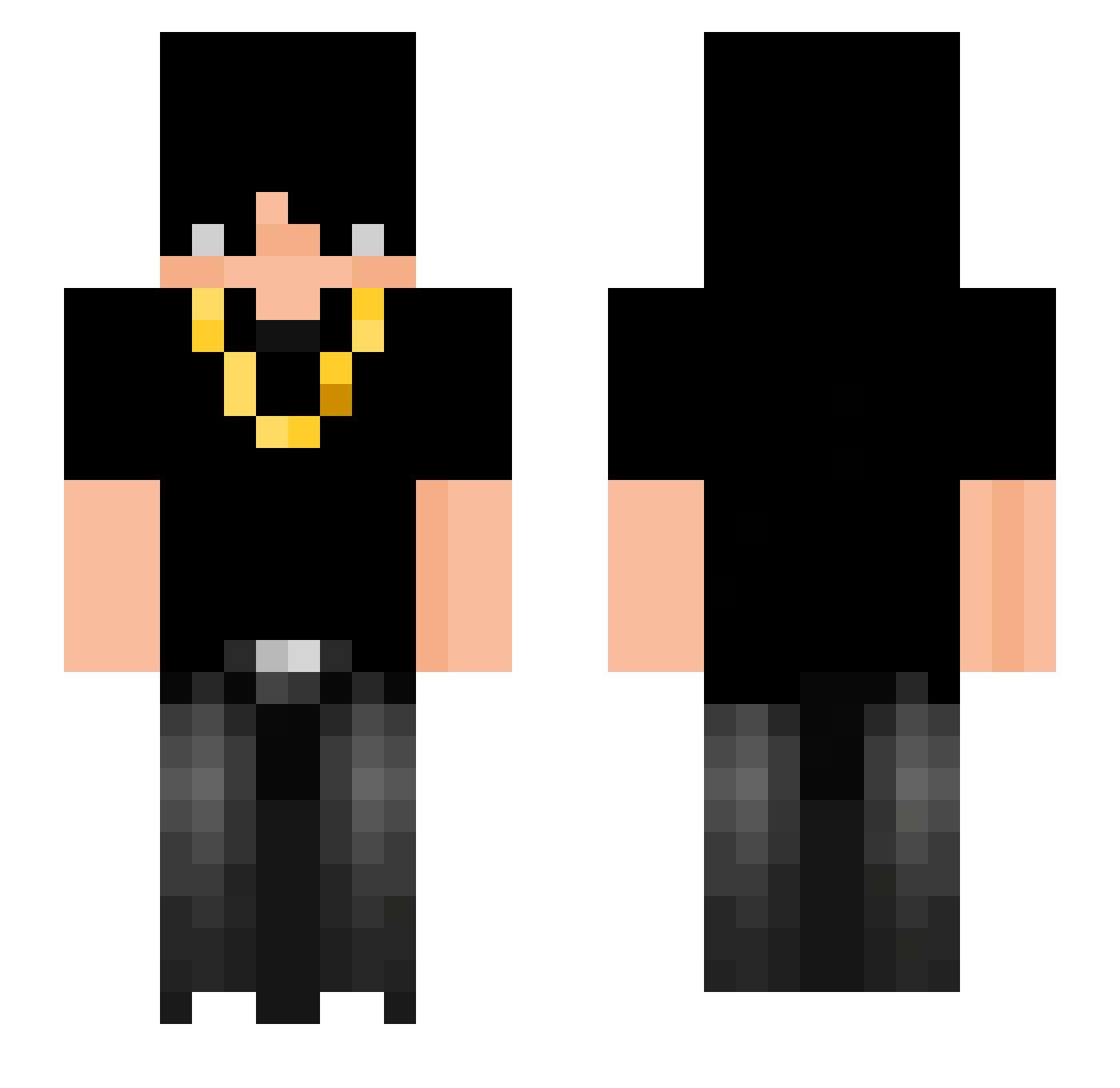 tasa9013 Minecraft skin, front and back view