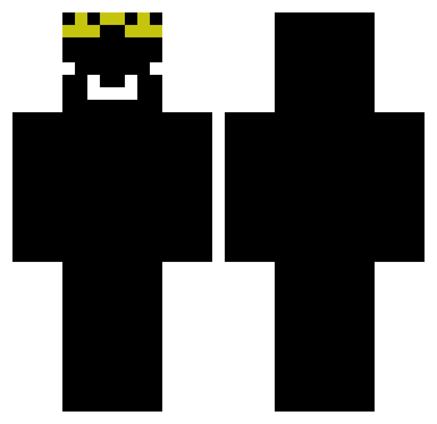 Stwzy__ Minecraft skin, front and back view