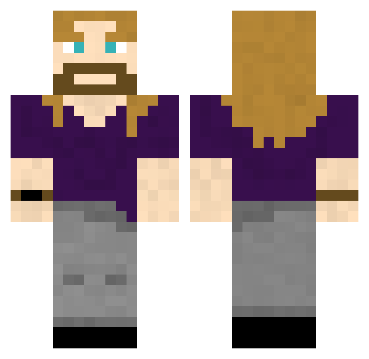 TheWatsonGuy Minecraft skin, front and back view