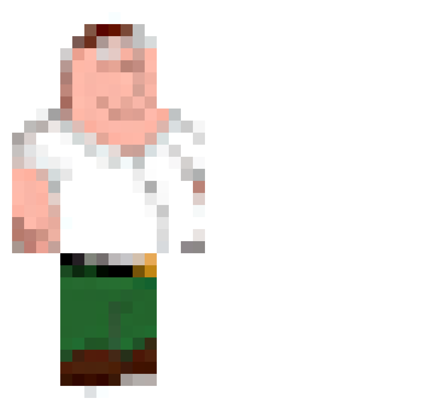 WERSEL9 Minecraft skin, front and back view
