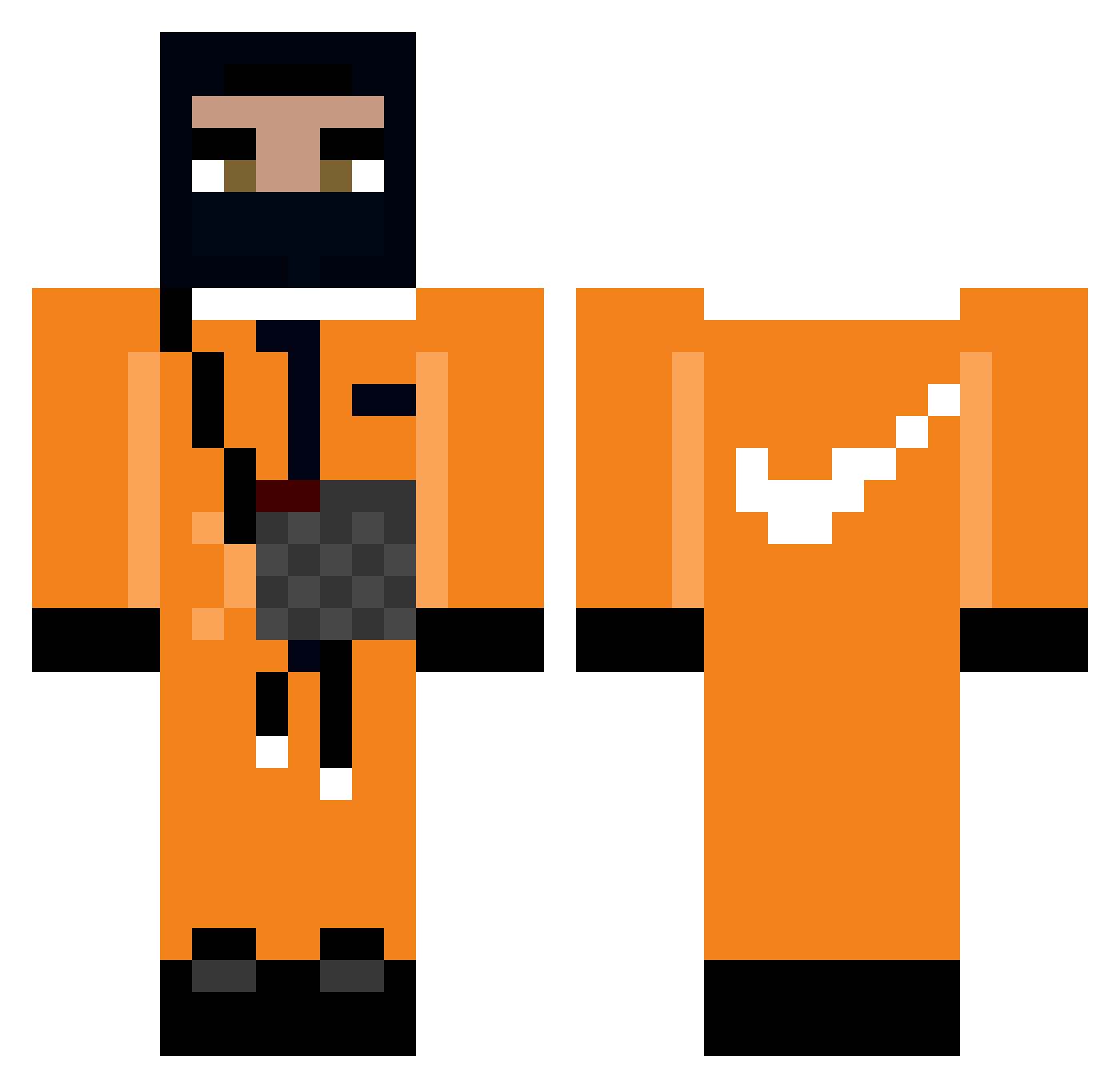 0513Atleet Minecraft skin, front and back view