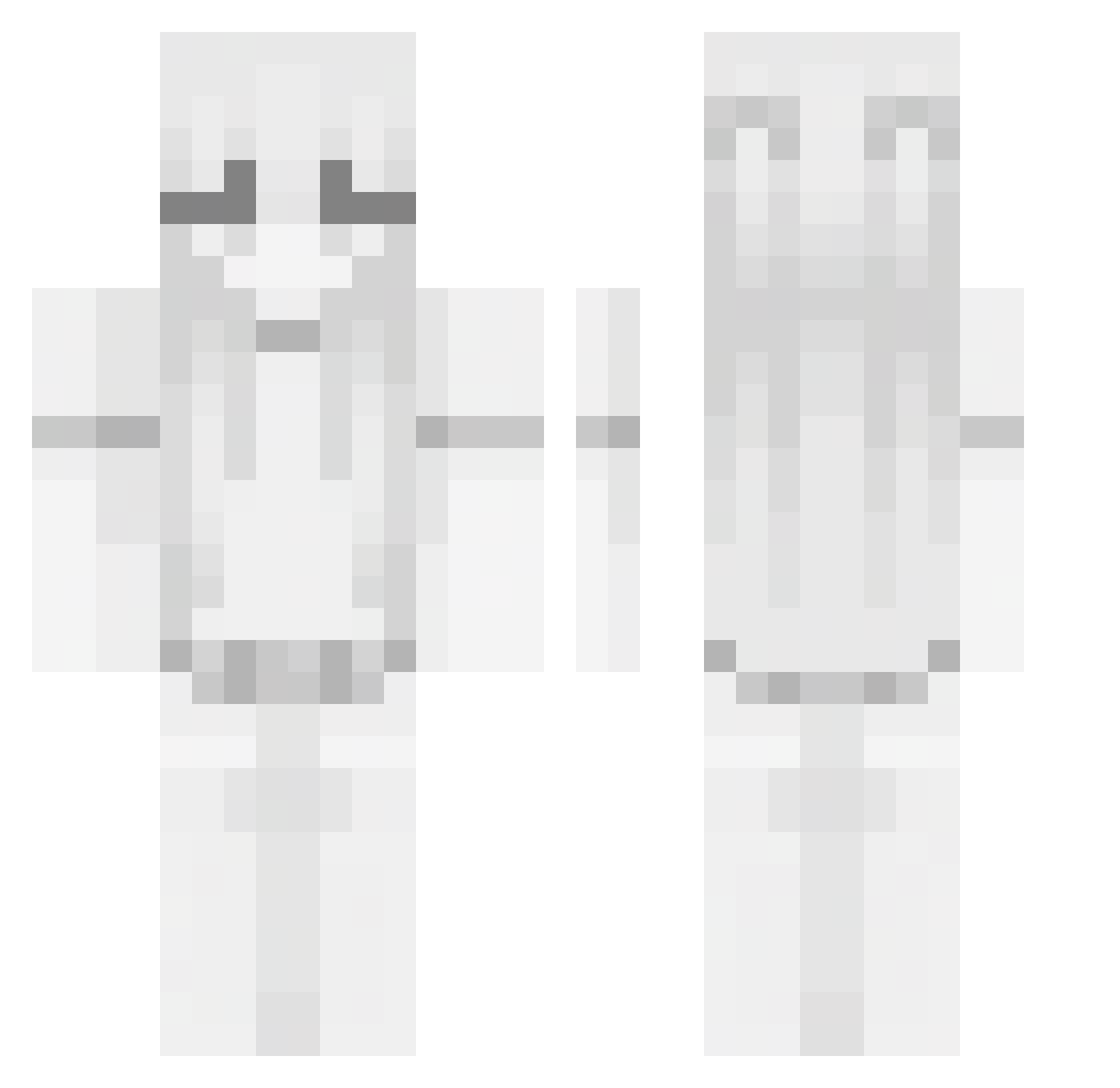 DiamondBlade24 Minecraft skin, front and back view