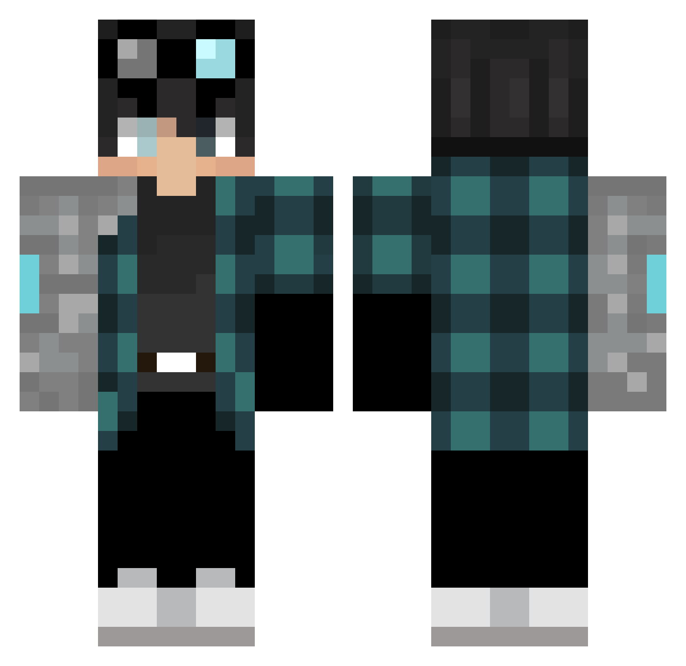 dabilxx_ Minecraft skin, front and back view