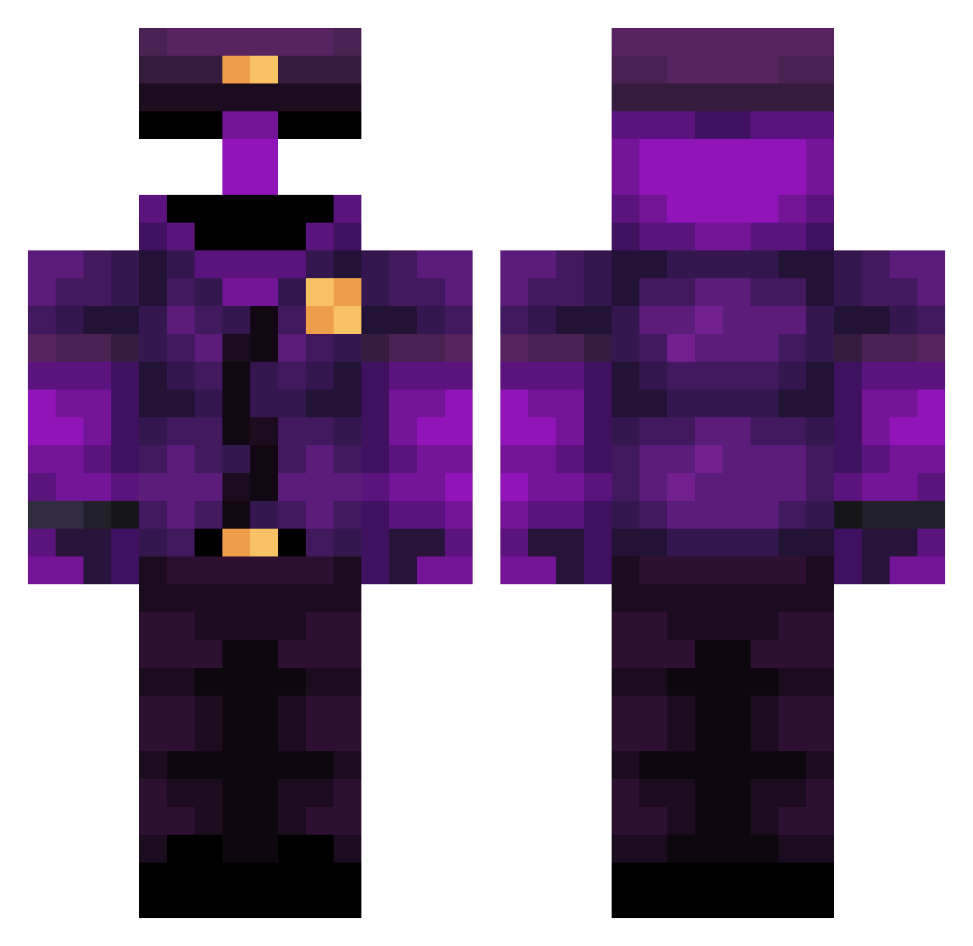 _BOSSA_NOVA_ Minecraft skin, front and back view