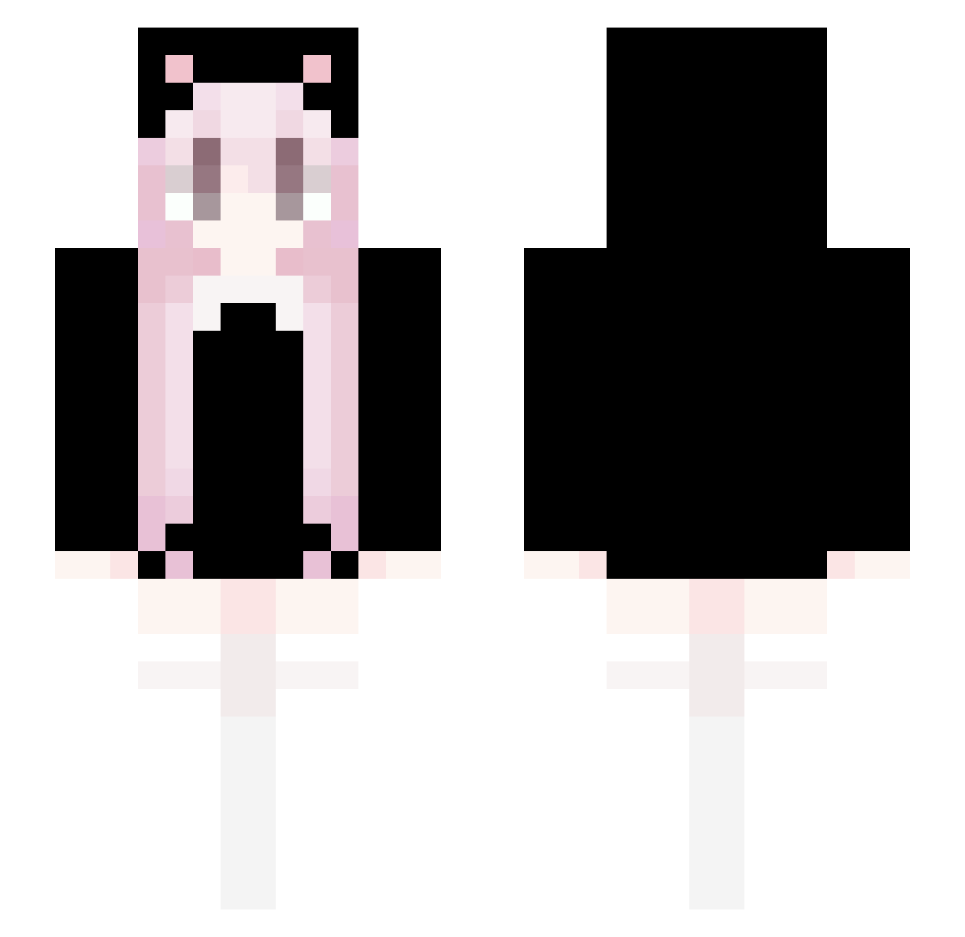 DADDYKINGSON Minecraft skin, front and back view