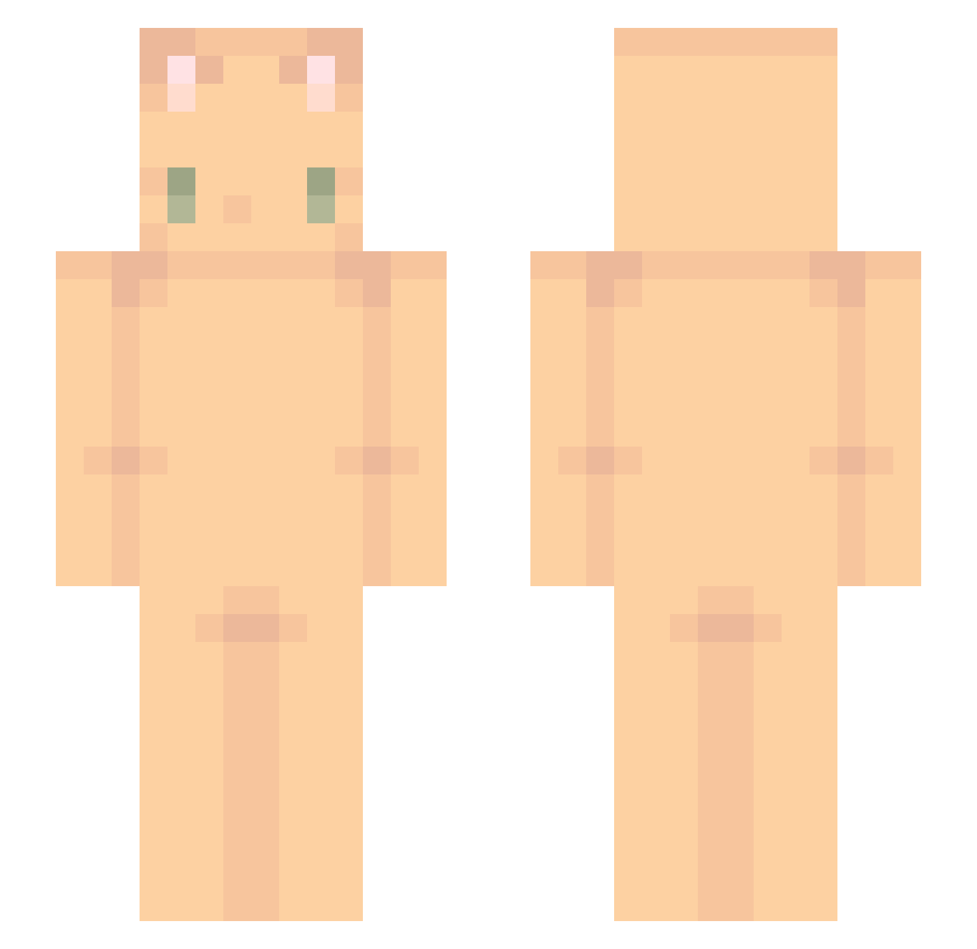 jaewoo2k6 Minecraft skin, front and back view