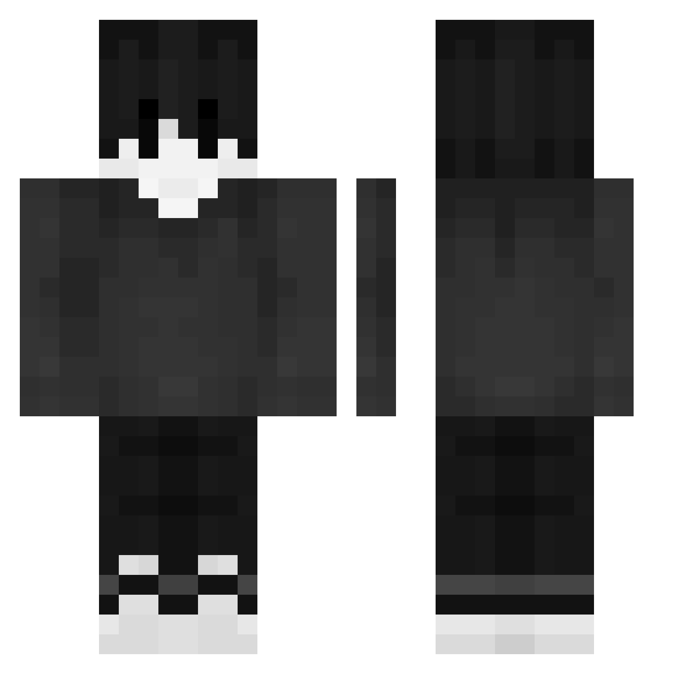 suzuya09 Minecraft skin, front and back view