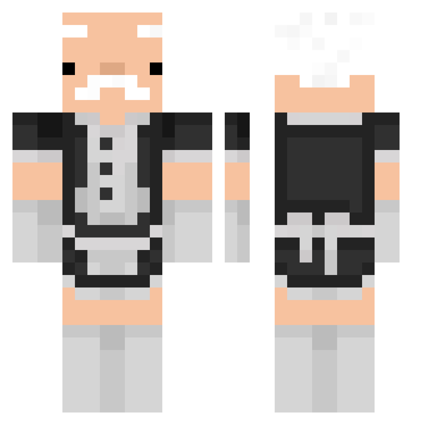 vamopsitoc Minecraft skin, front and back view