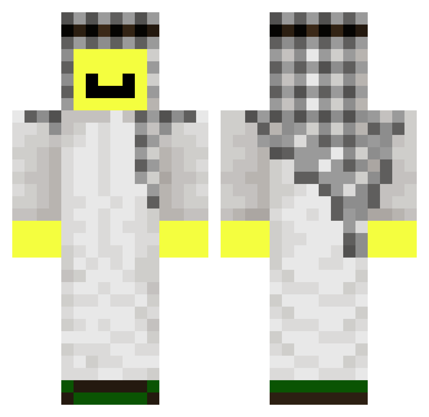 OsitoMaduroHot Minecraft skin, front and back view
