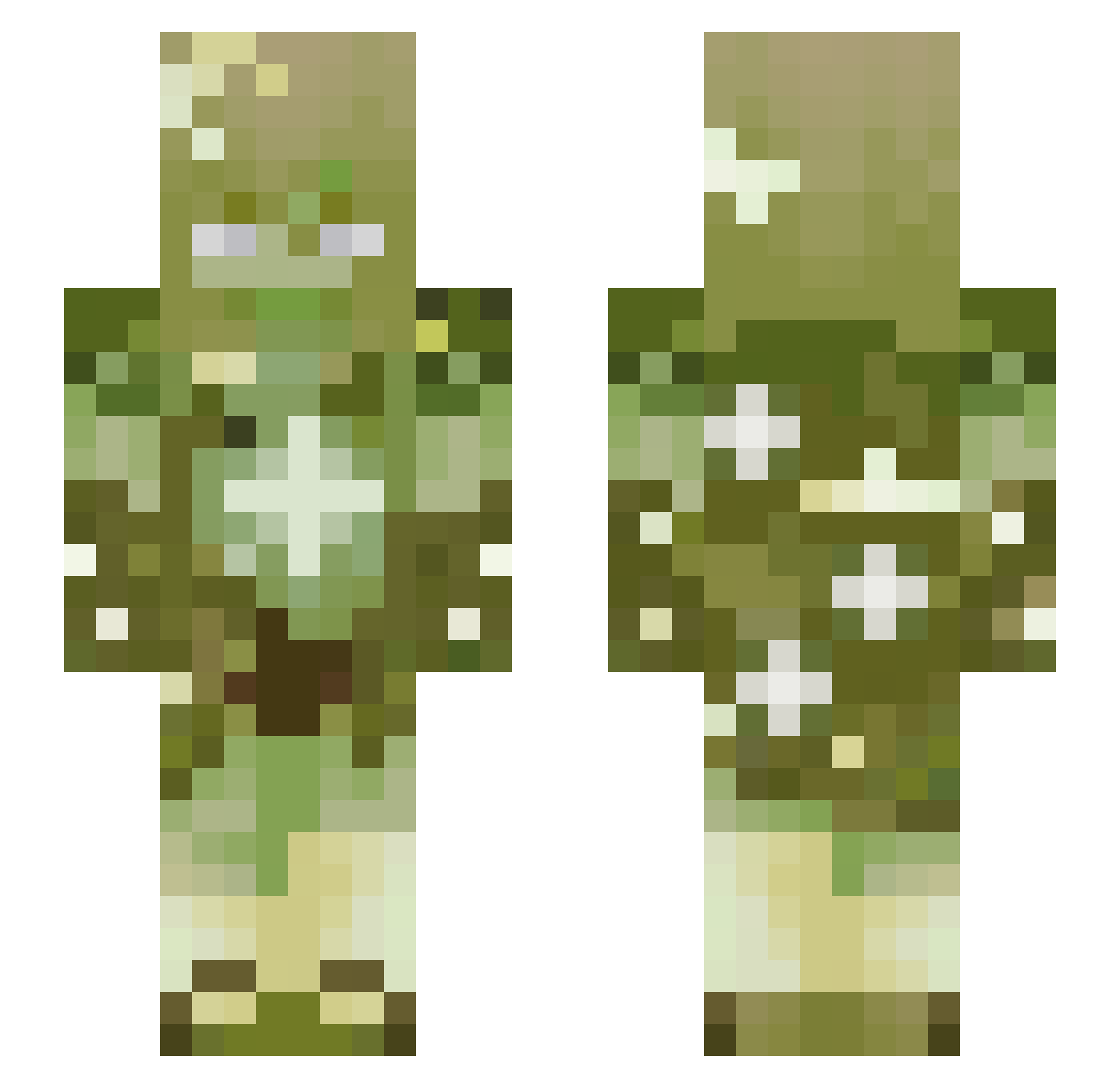 Vvampiii Minecraft skin, front and back view