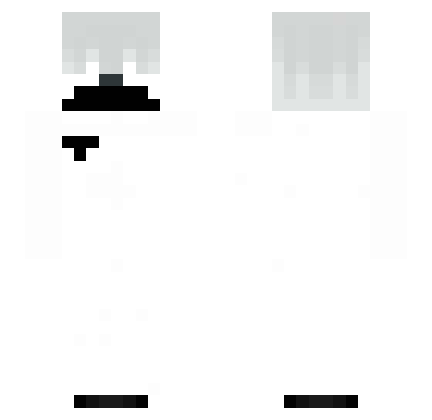 moontrox126 Minecraft skin, front and back view