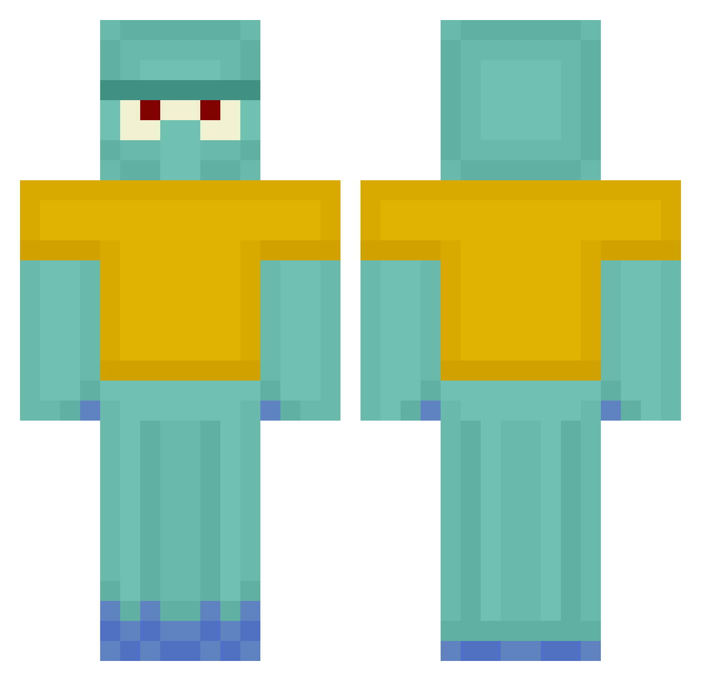 TheJayJayy Minecraft skin, front and back view