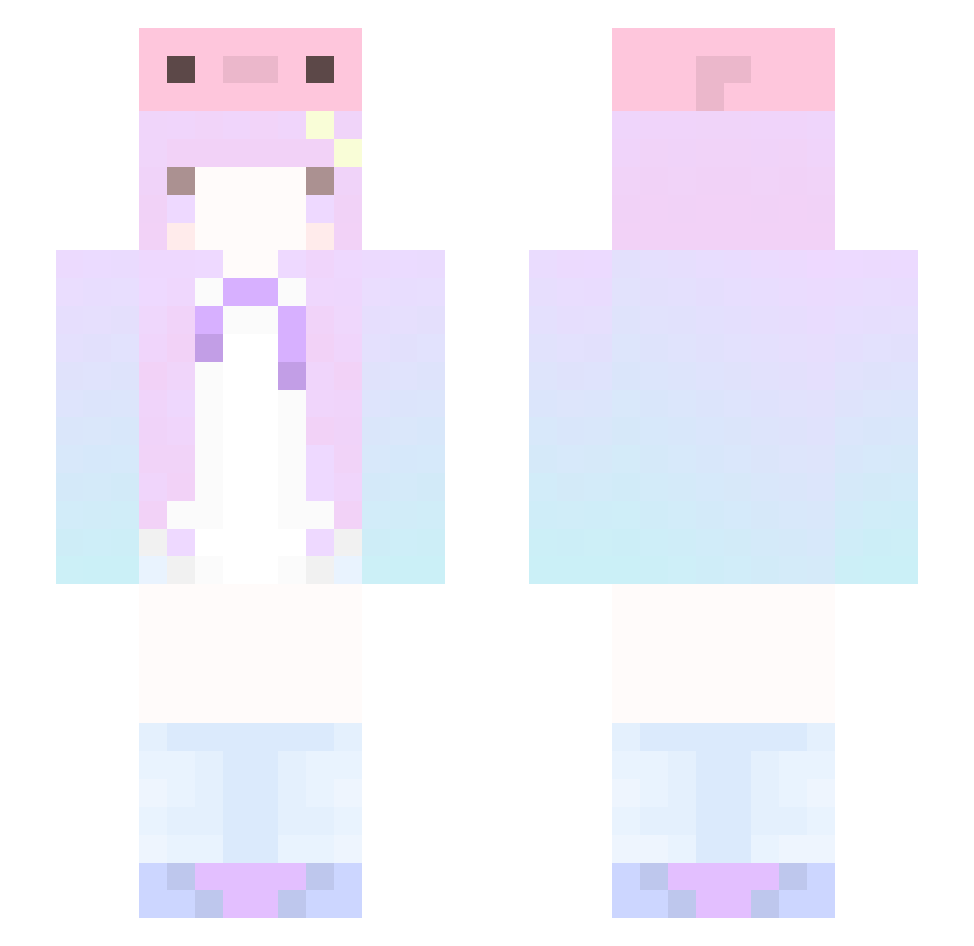 TBK_coca_tw1 Minecraft skin, front and back view