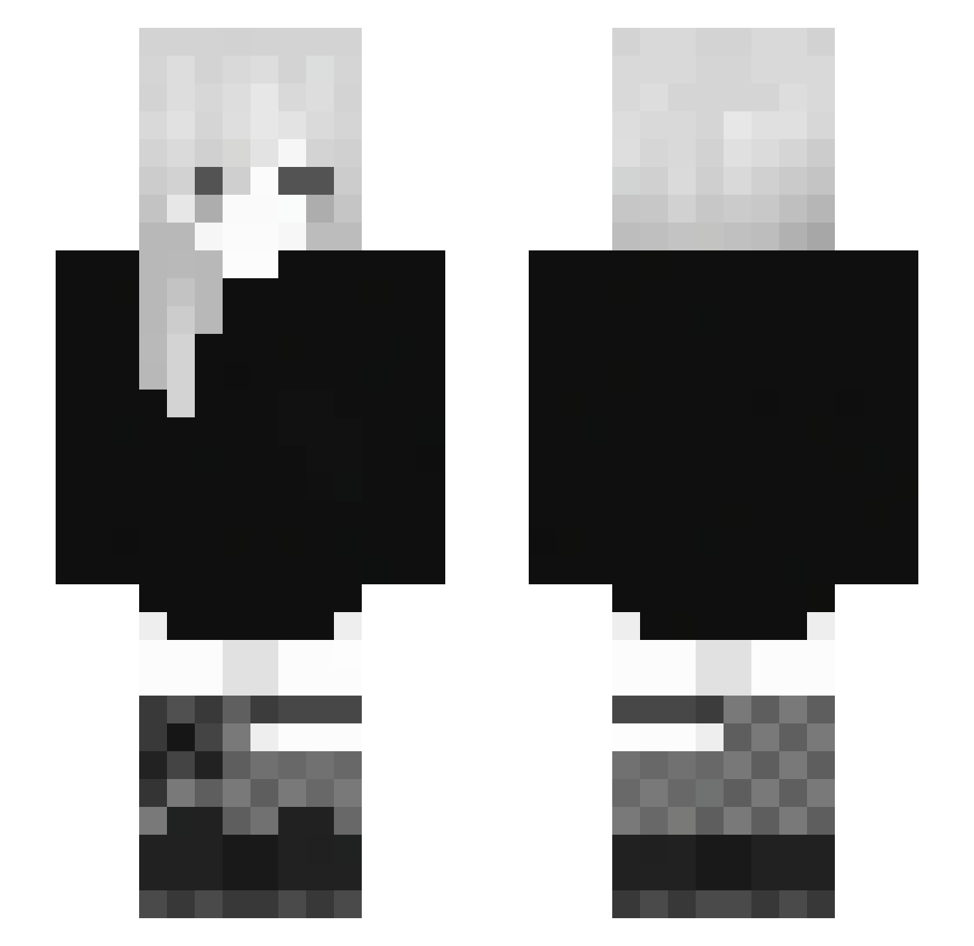 lilya4ever Minecraft skin, front and back view