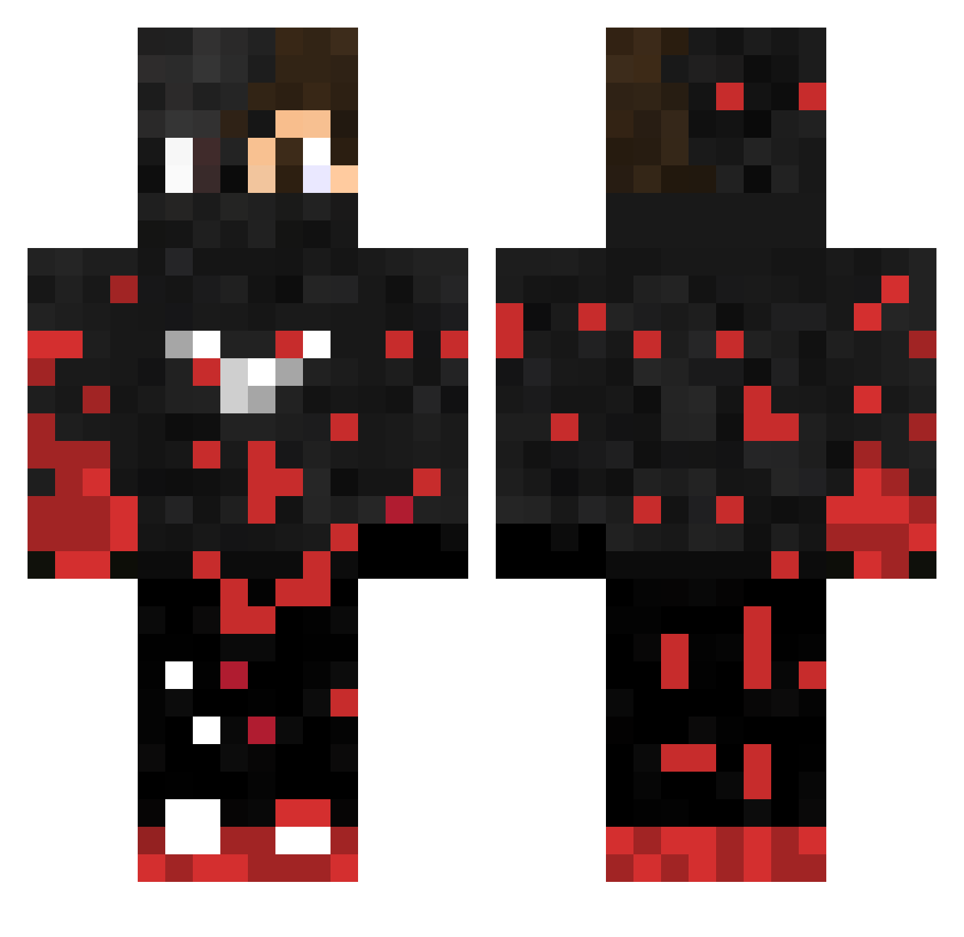REISSSSSSSSS Minecraft skin, front and back view