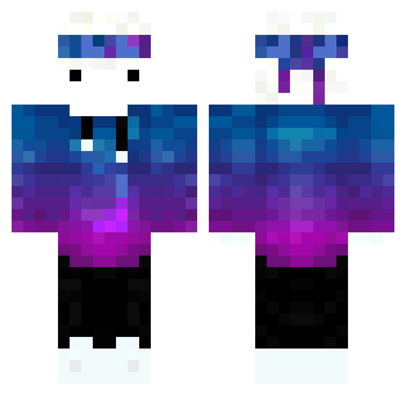 SrBiielzinho Minecraft skin, front and back view