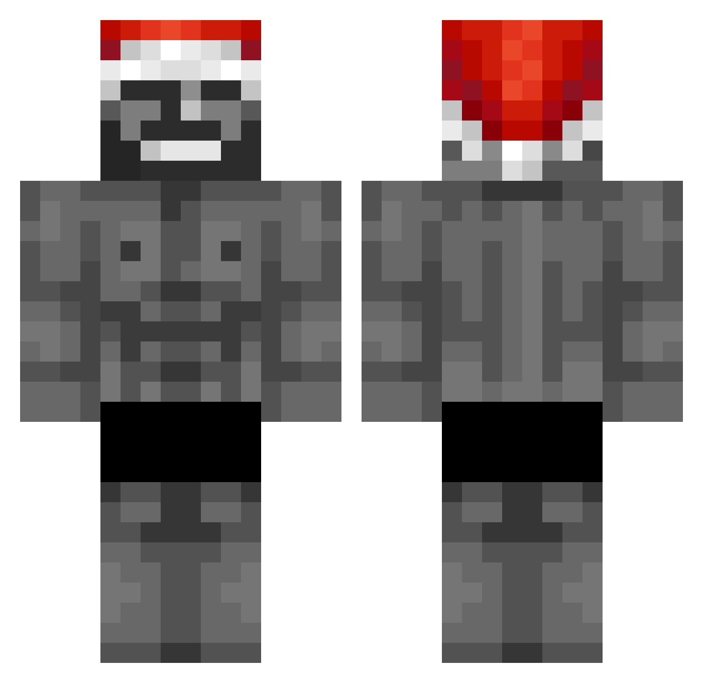 SERGIYYY Minecraft skin, front and back view