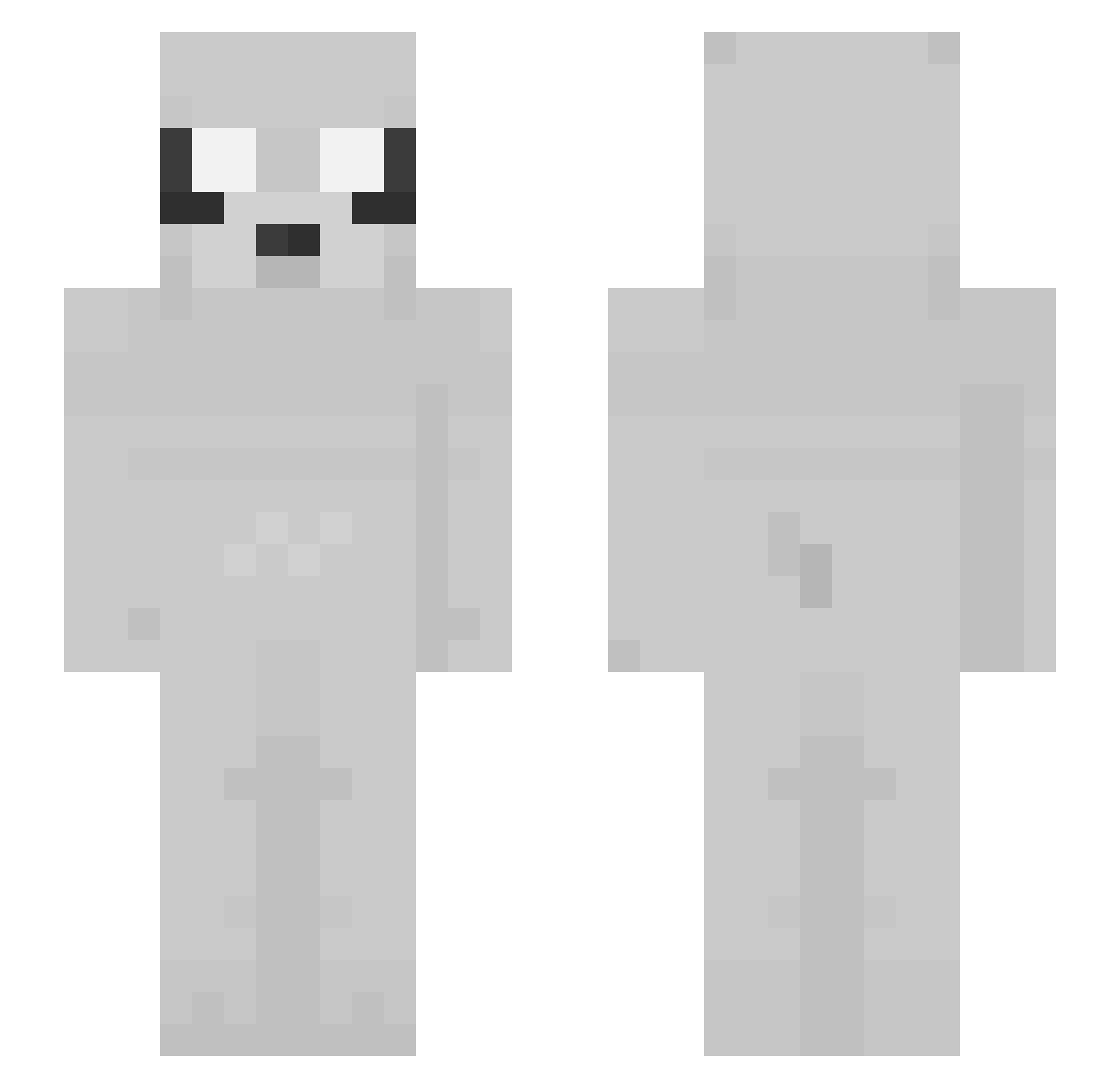 Tonka6 Minecraft skin, front and back view