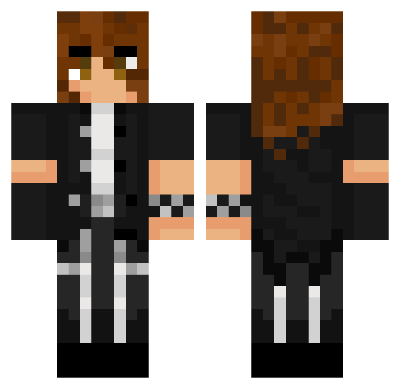 d4ni1el Minecraft skin, front and back view