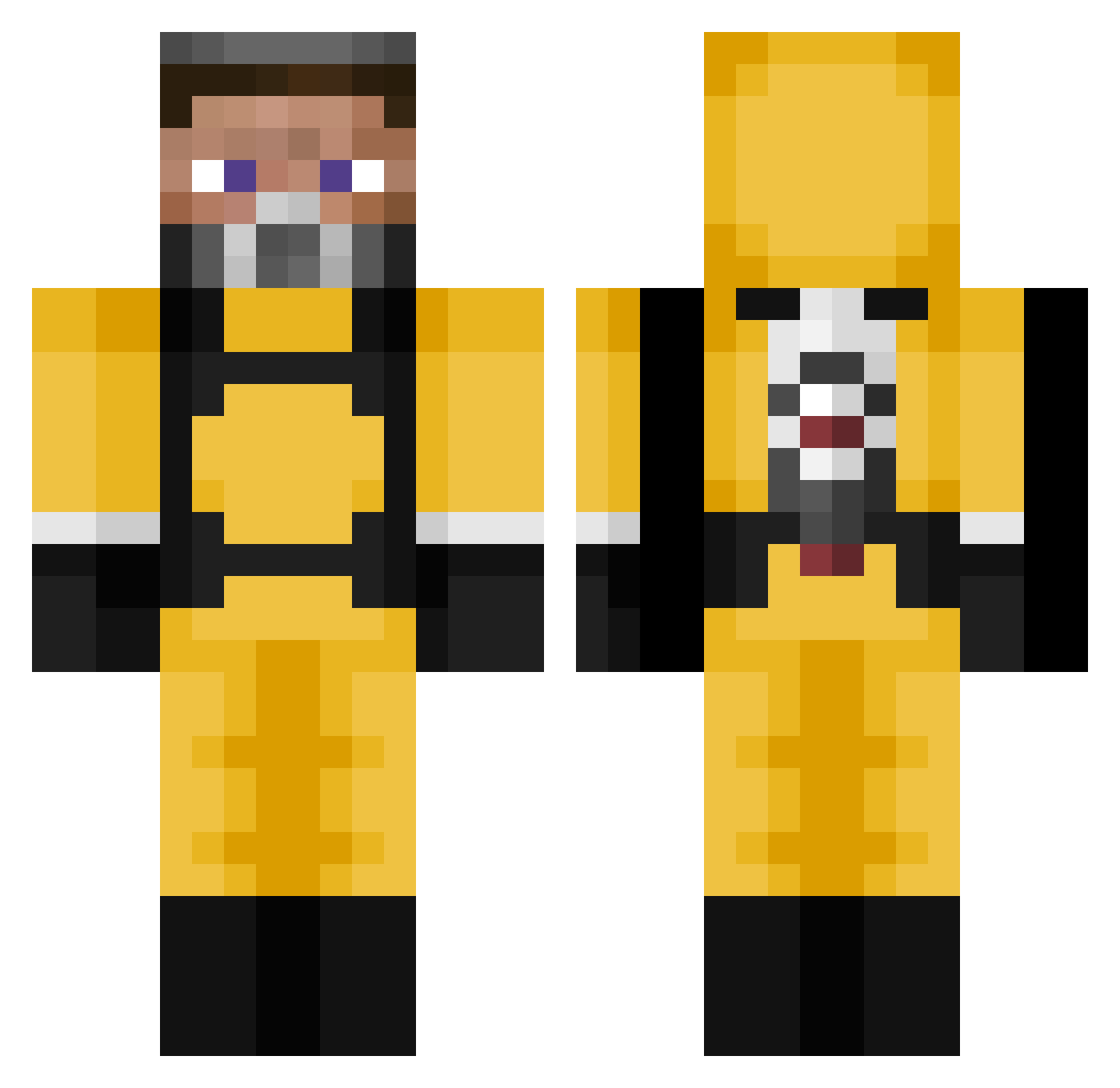 GG_Zice Minecraft skin, front and back view