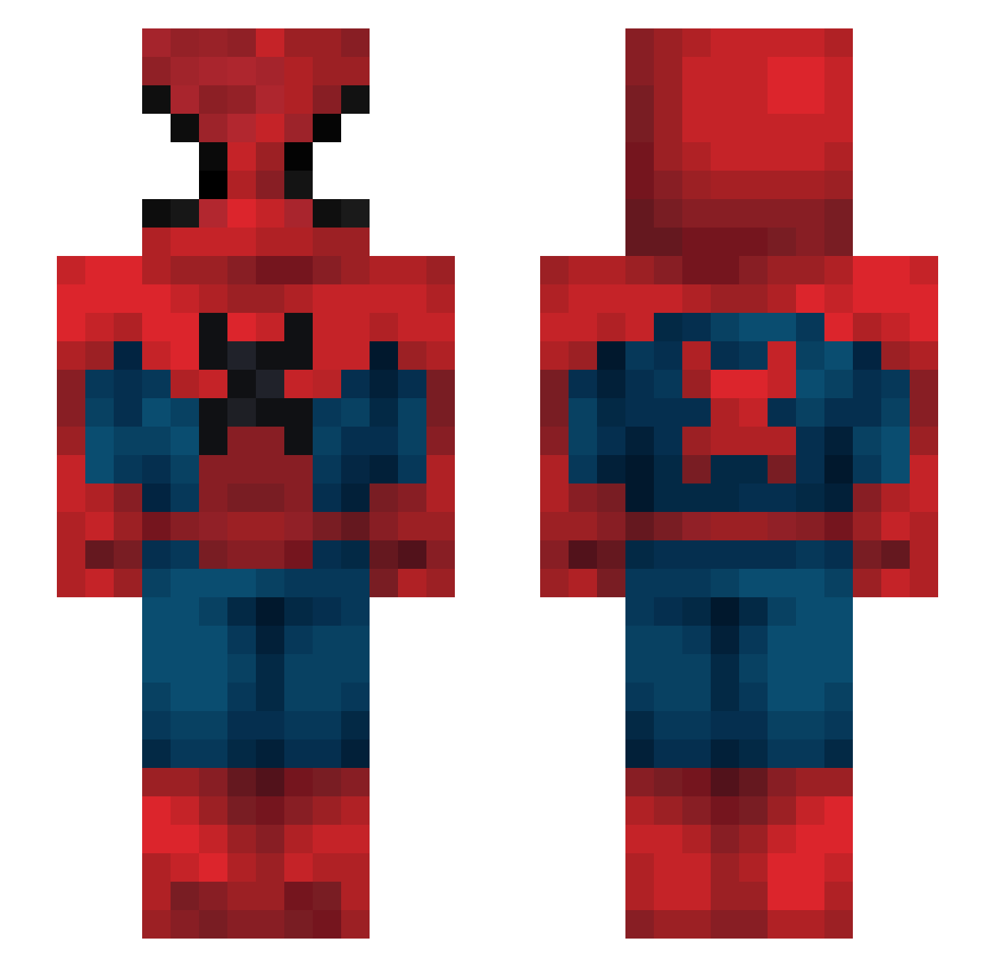 anabv03 Minecraft skin, front and back view