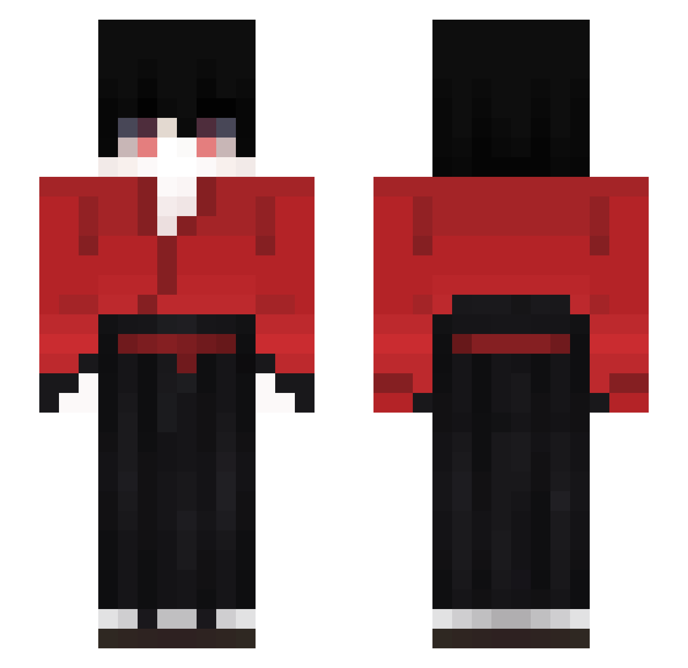 RAWAL_ Minecraft skin, front and back view