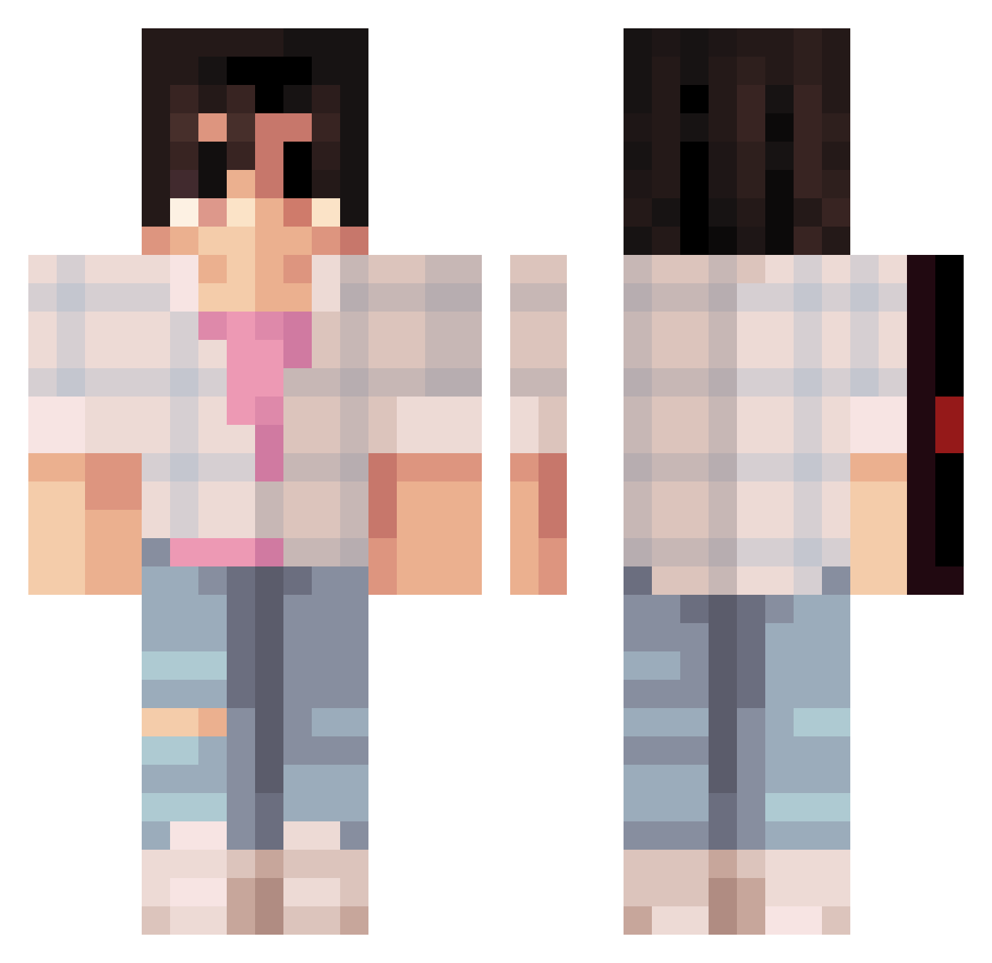 Pro_mise__ Minecraft skin, front and back view