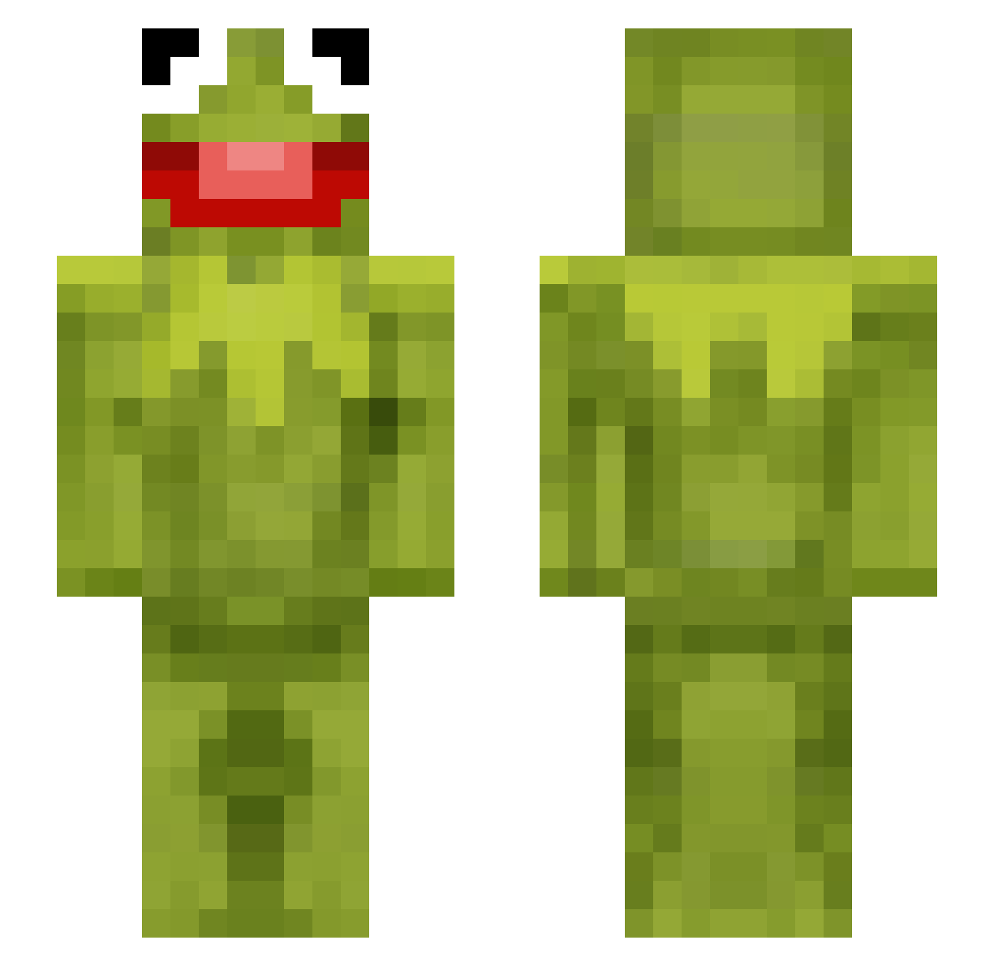 Rat_Eyes Minecraft skin, front and back view