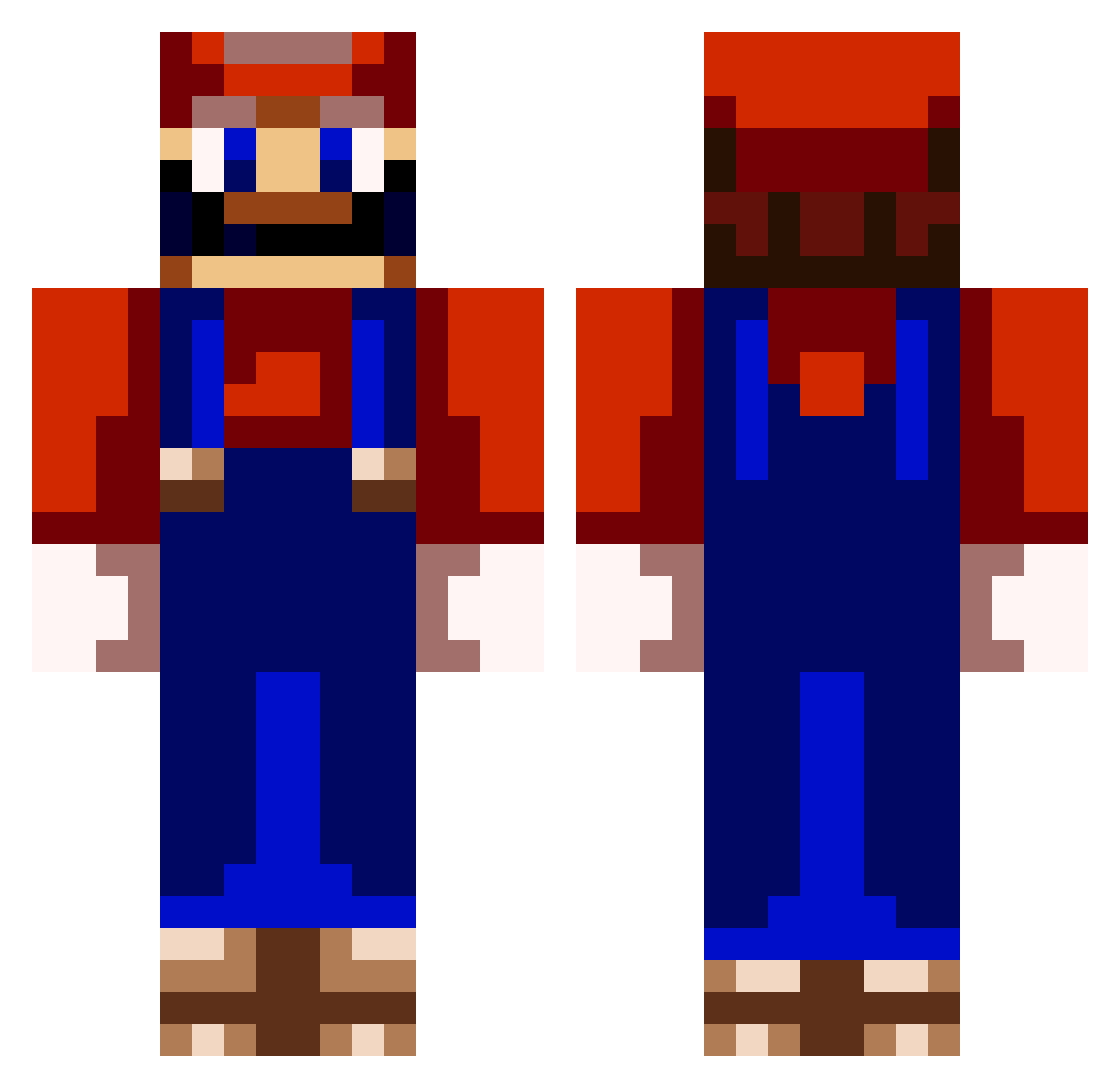 ThatGuyNic05 Minecraft skin, front and back view
