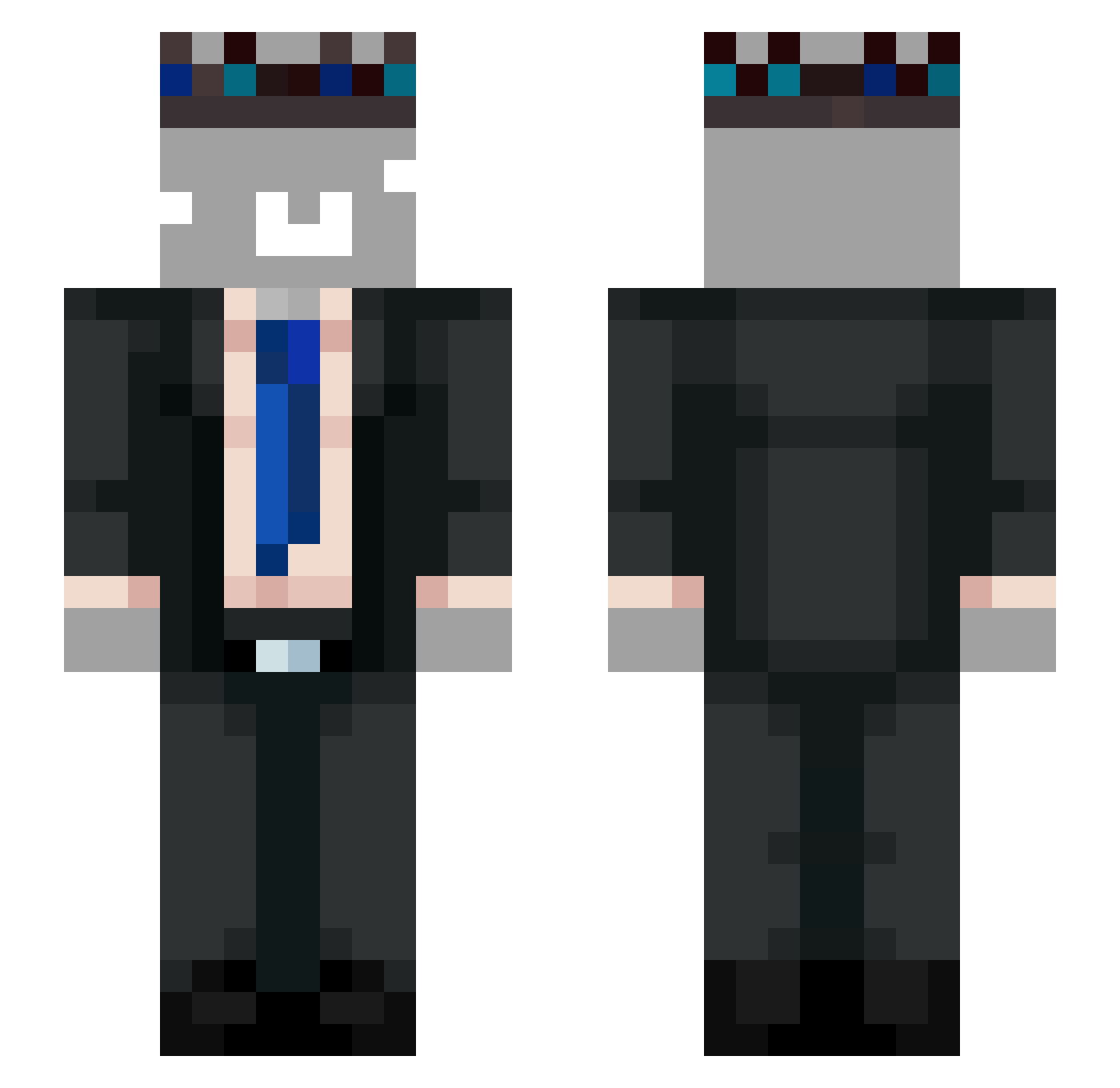_trax__ Minecraft skin, front and back view