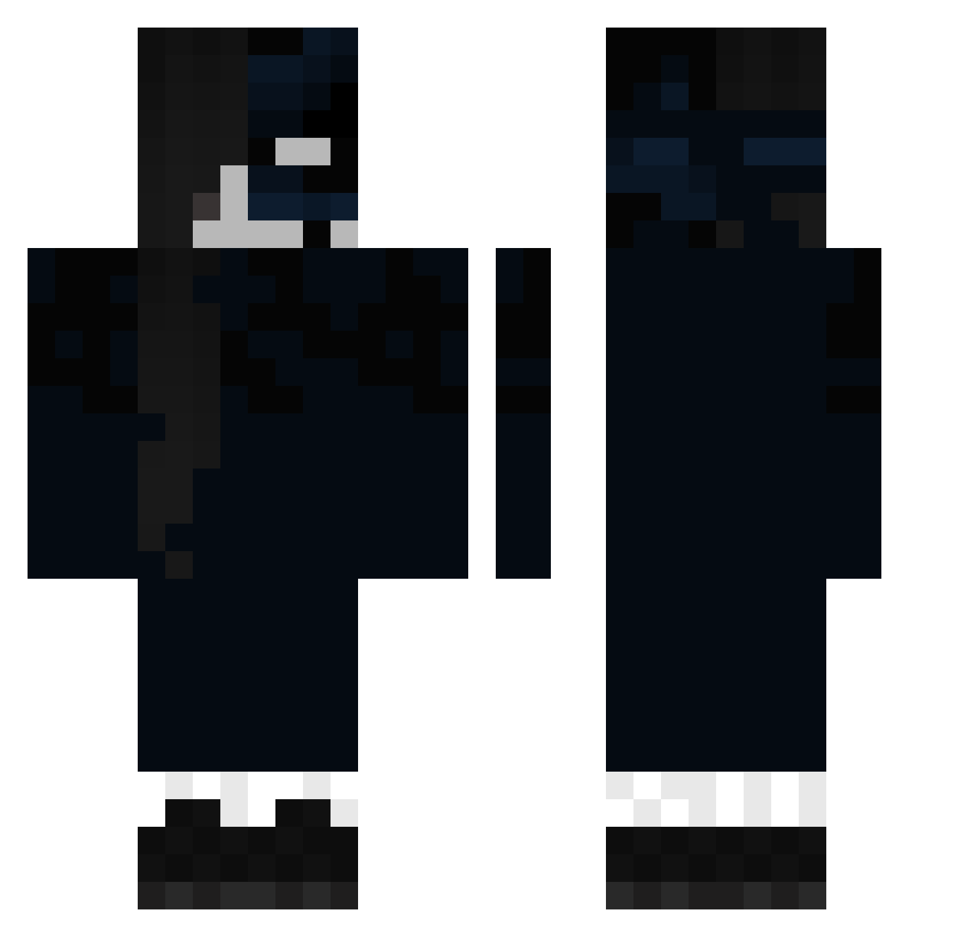 ma2810 Minecraft skin, front and back view