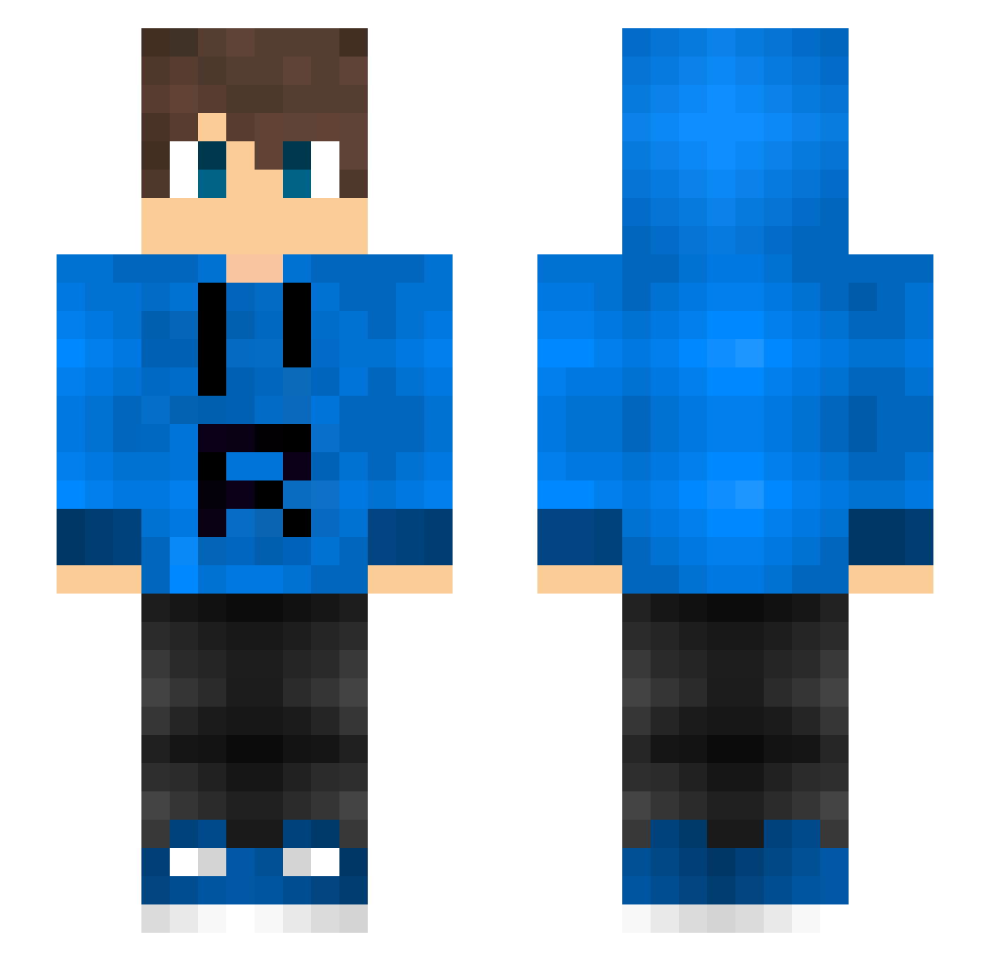 Reforms_ Minecraft skin, front and back view