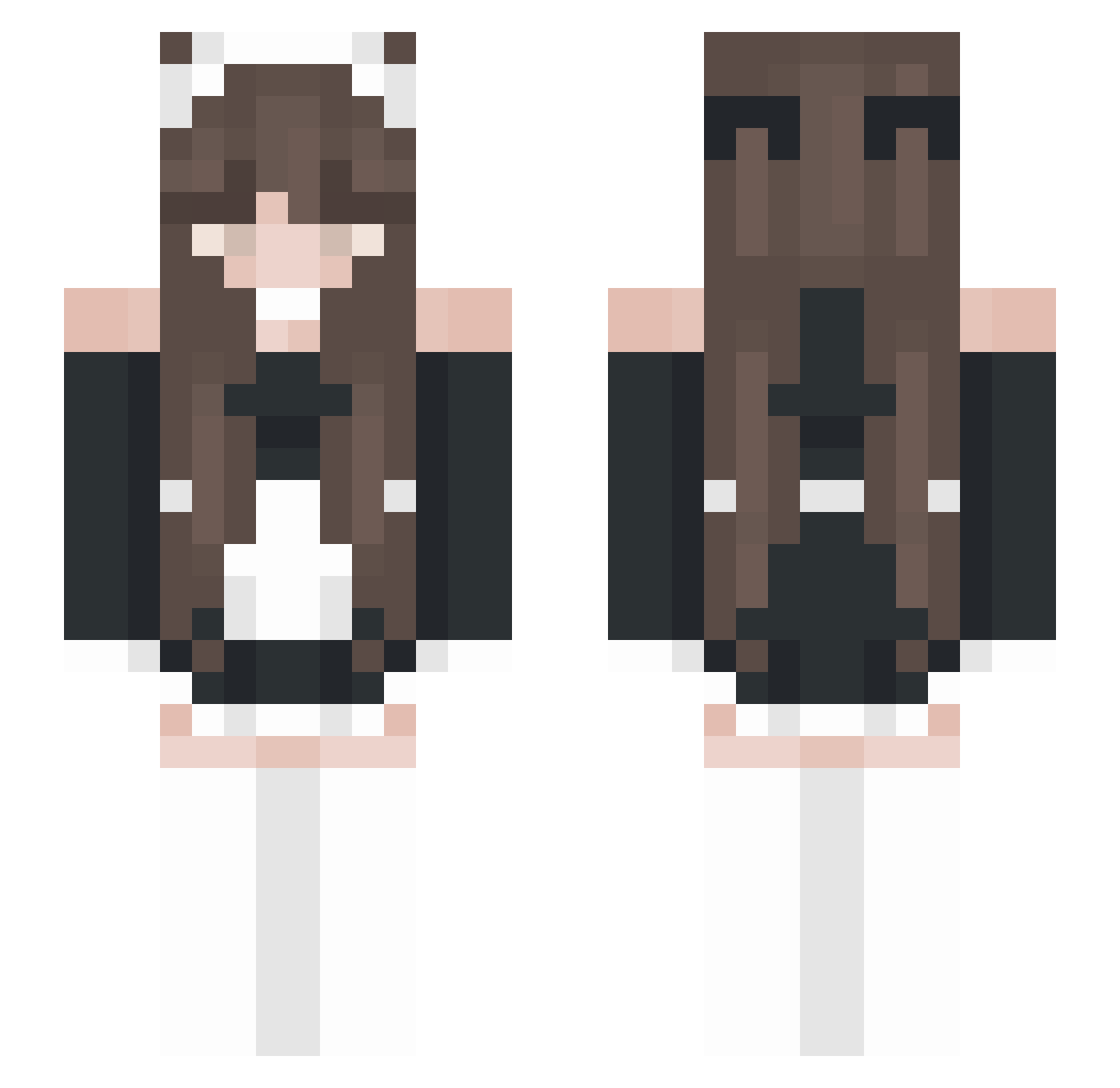 toppdogg Minecraft skin, front and back view
