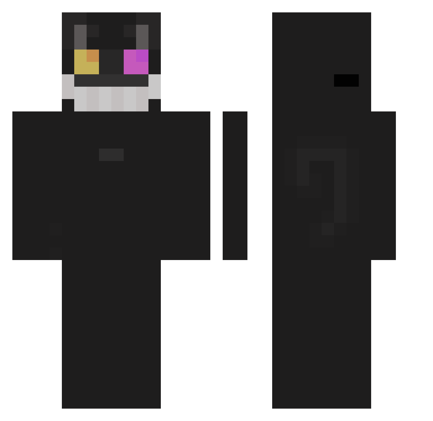 oslyy_ Minecraft skin, front and back view