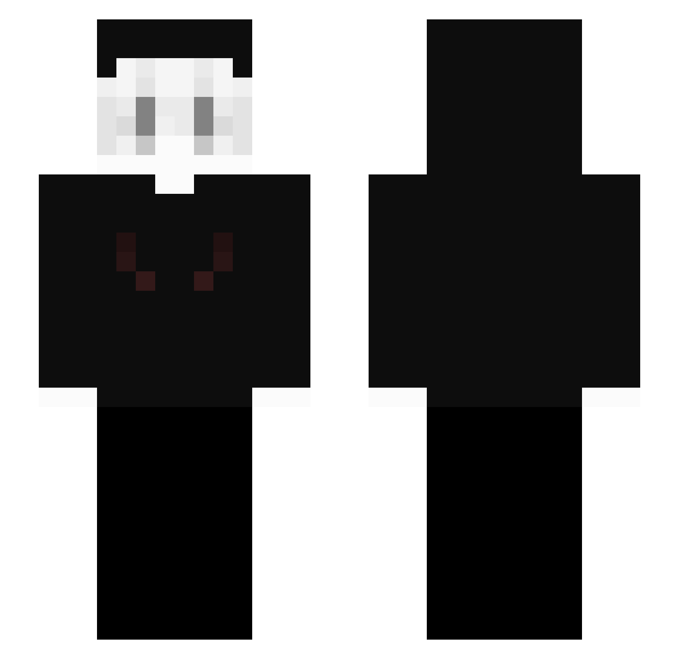yVitor_S2 Minecraft skin, front and back view