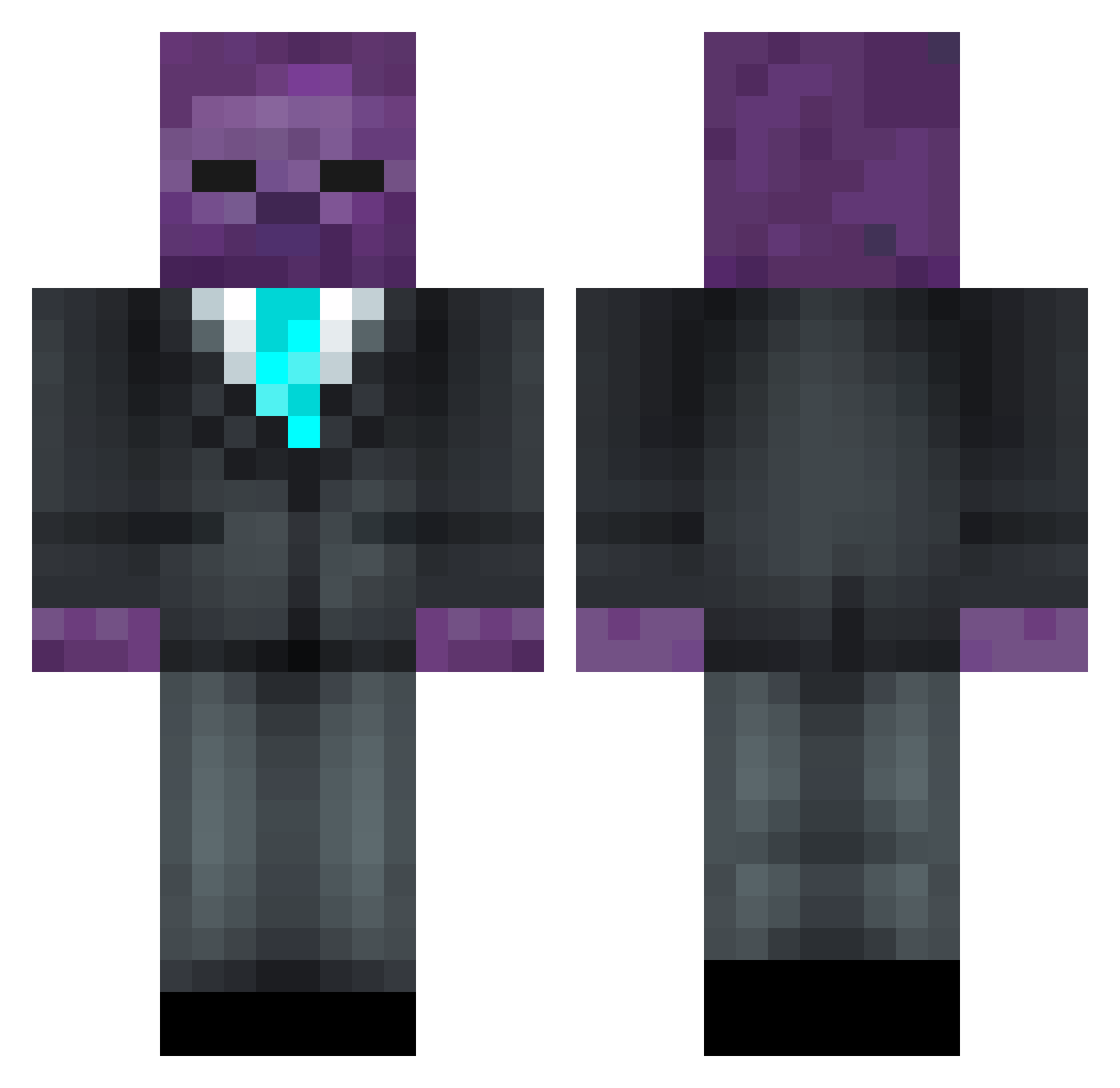 tatuazyk87 Minecraft skin, front and back view