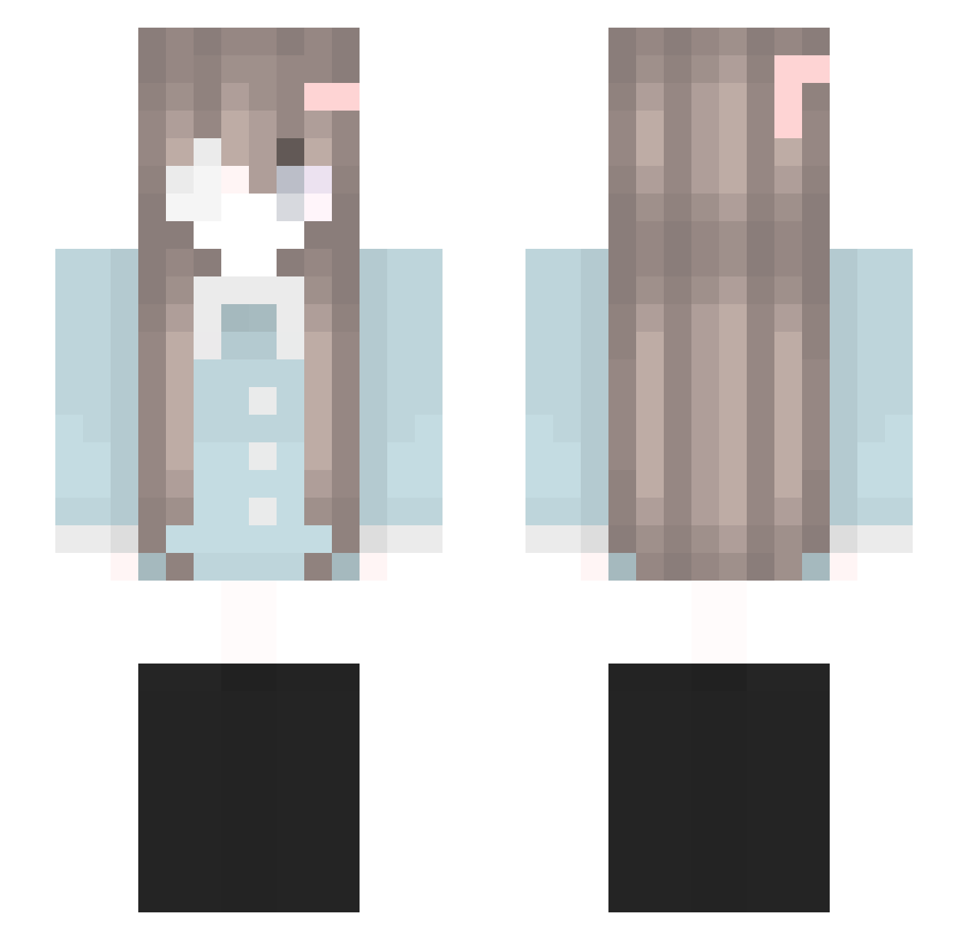 zgcz Minecraft skin, front and back view