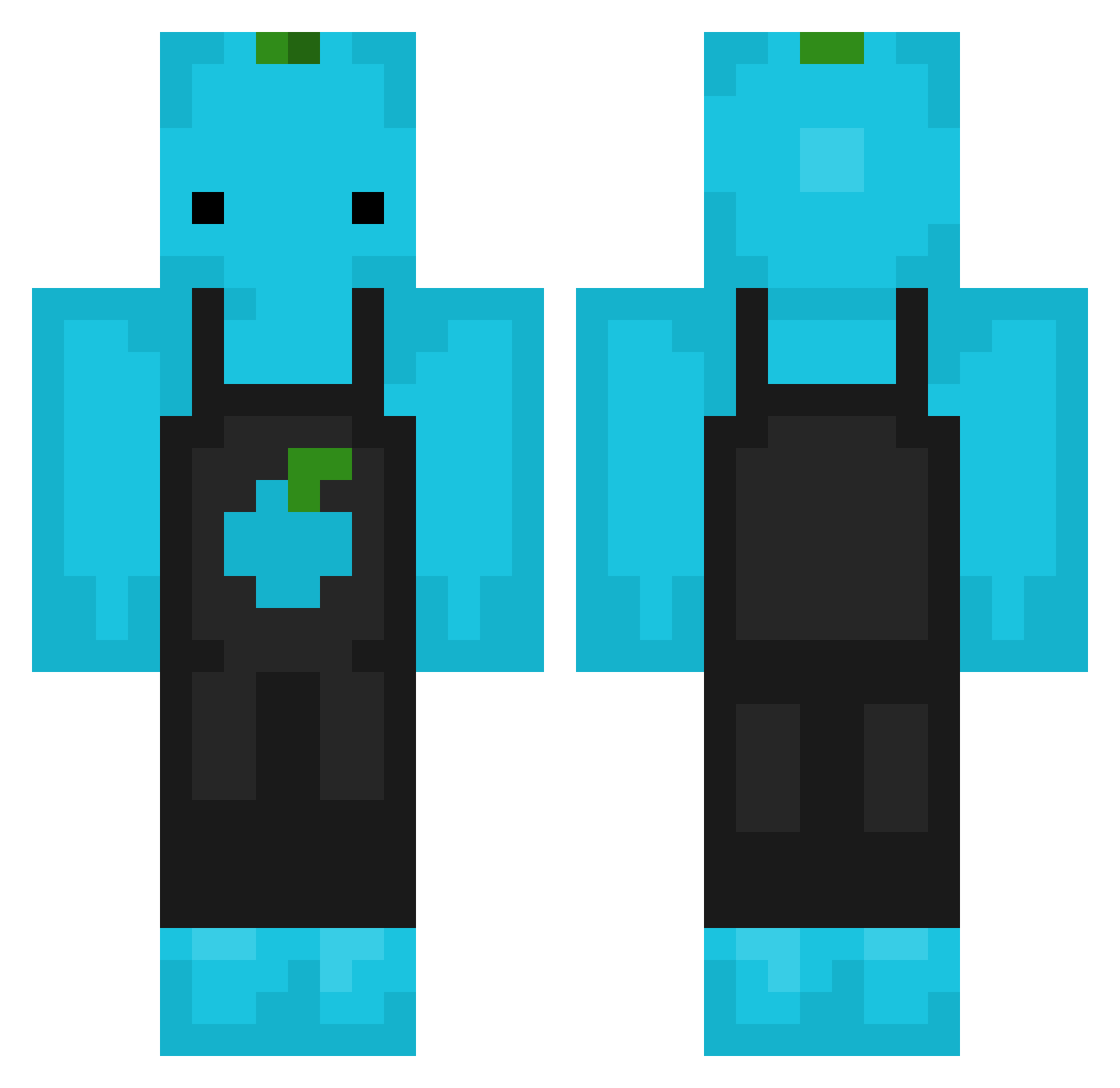 p0tion_ Minecraft skin, front and back view